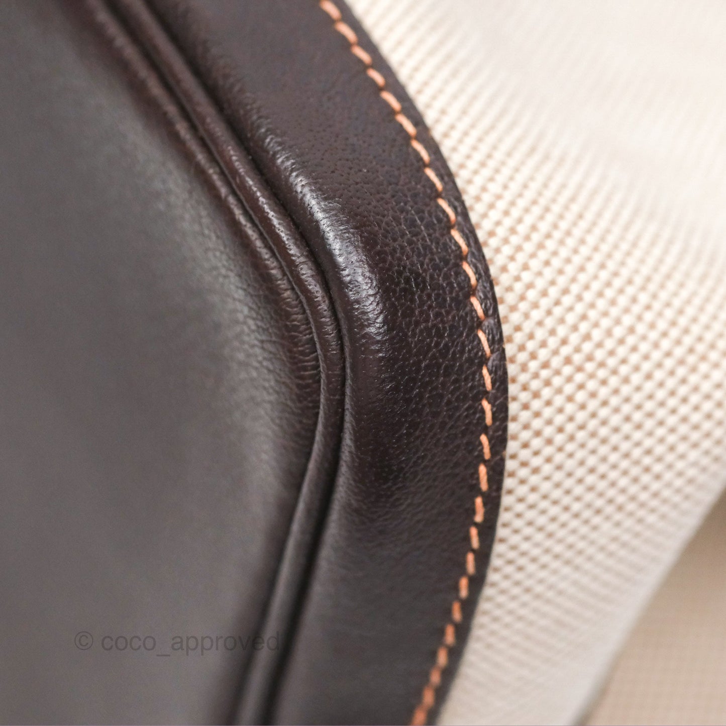 Hermès Garden Party 30 Canvas Brown/ Natural