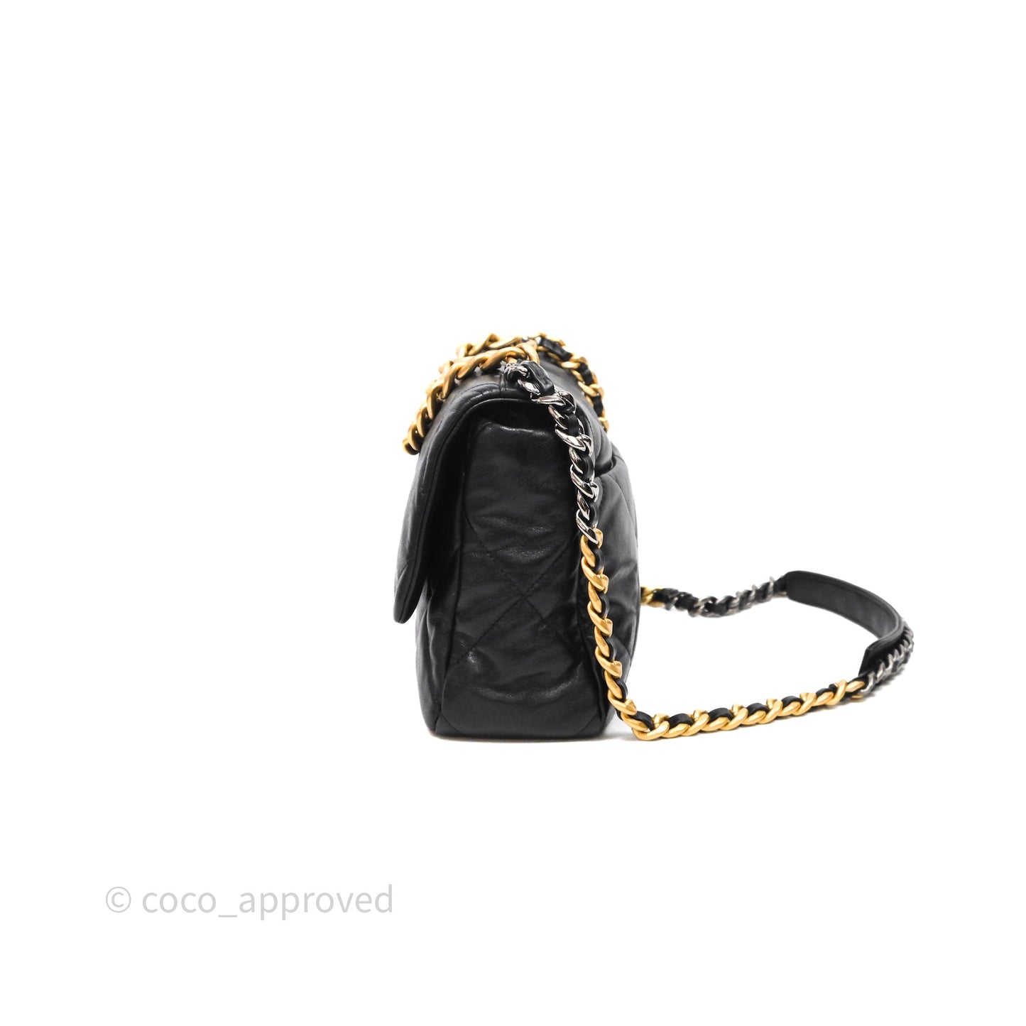 Chanel 19 Medium Black Mixed Hardware