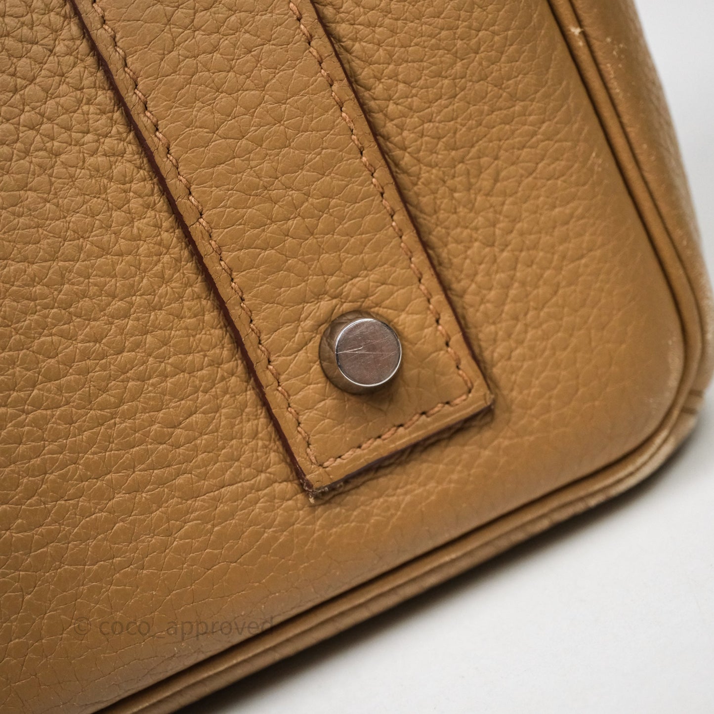 Hermès Birkin JPG Shoulder Bag 42 Tabac Camel 24 Palladium Hardware