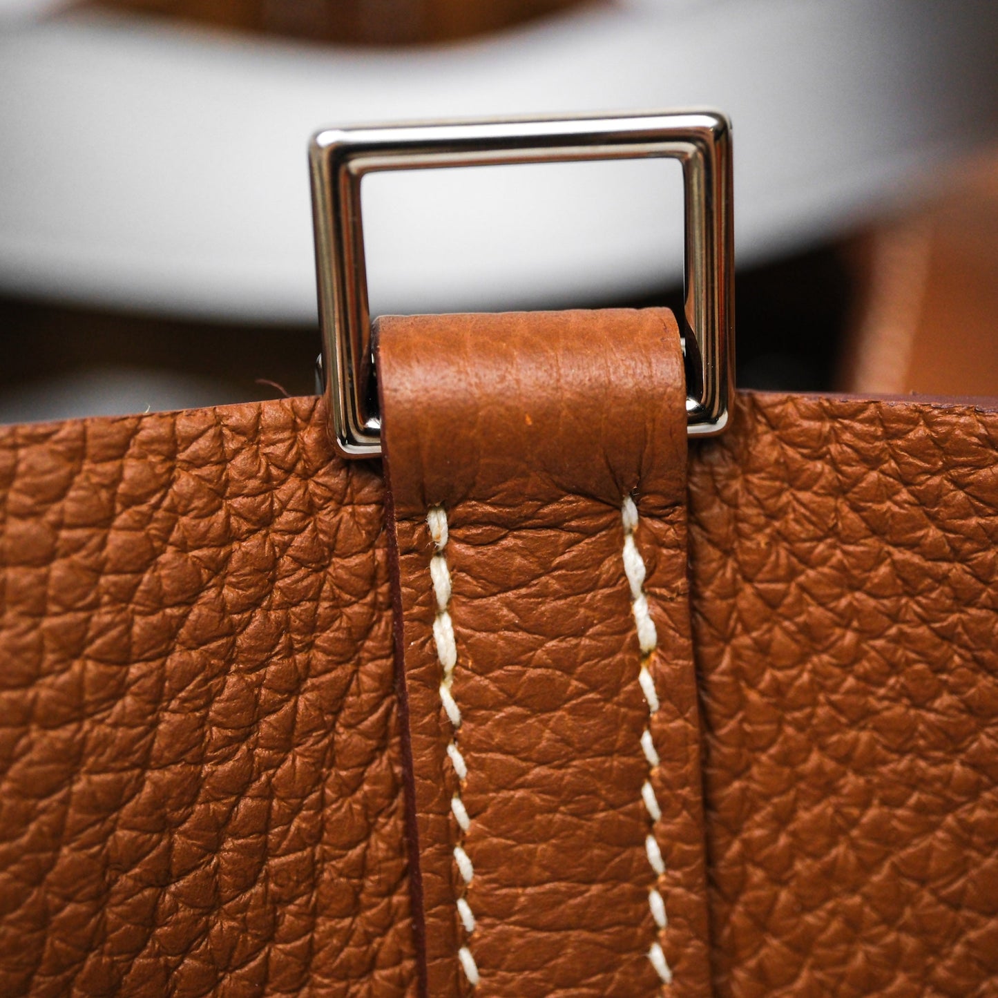 Hermes Picotin Lock 18 Gold 37/Bleu Brume T0 Clemence Palladium Hardware