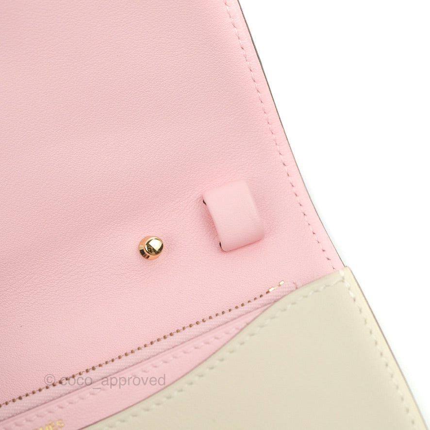Hermes Swift Mini Convoyeur Craie Rose Sakura