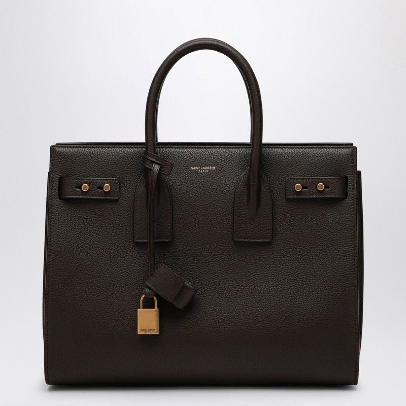 Luxury Saint Laurent Women's Sac De Jour Soft Bag in Brown | 717447DTI0W