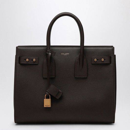 Luxury Saint Laurent Women's Sac De Jour Soft Bag in Brown | 717447DTI0W