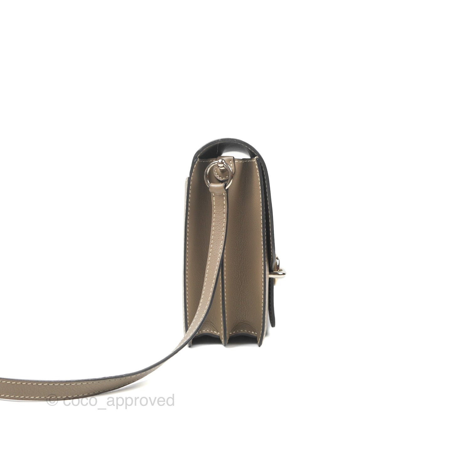 Hermès Roulis 23 Etoupe Evercolor Palladium Hardware