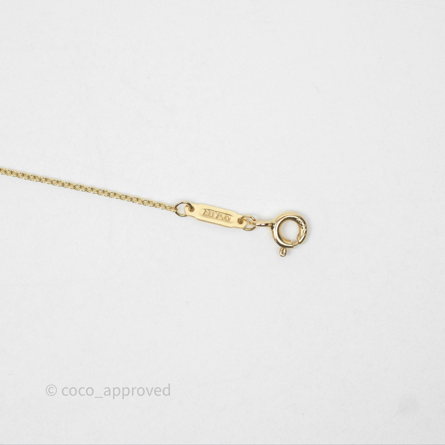 Tiffany & Co Tiffany T Smile Pendant in Yellow Gold Large