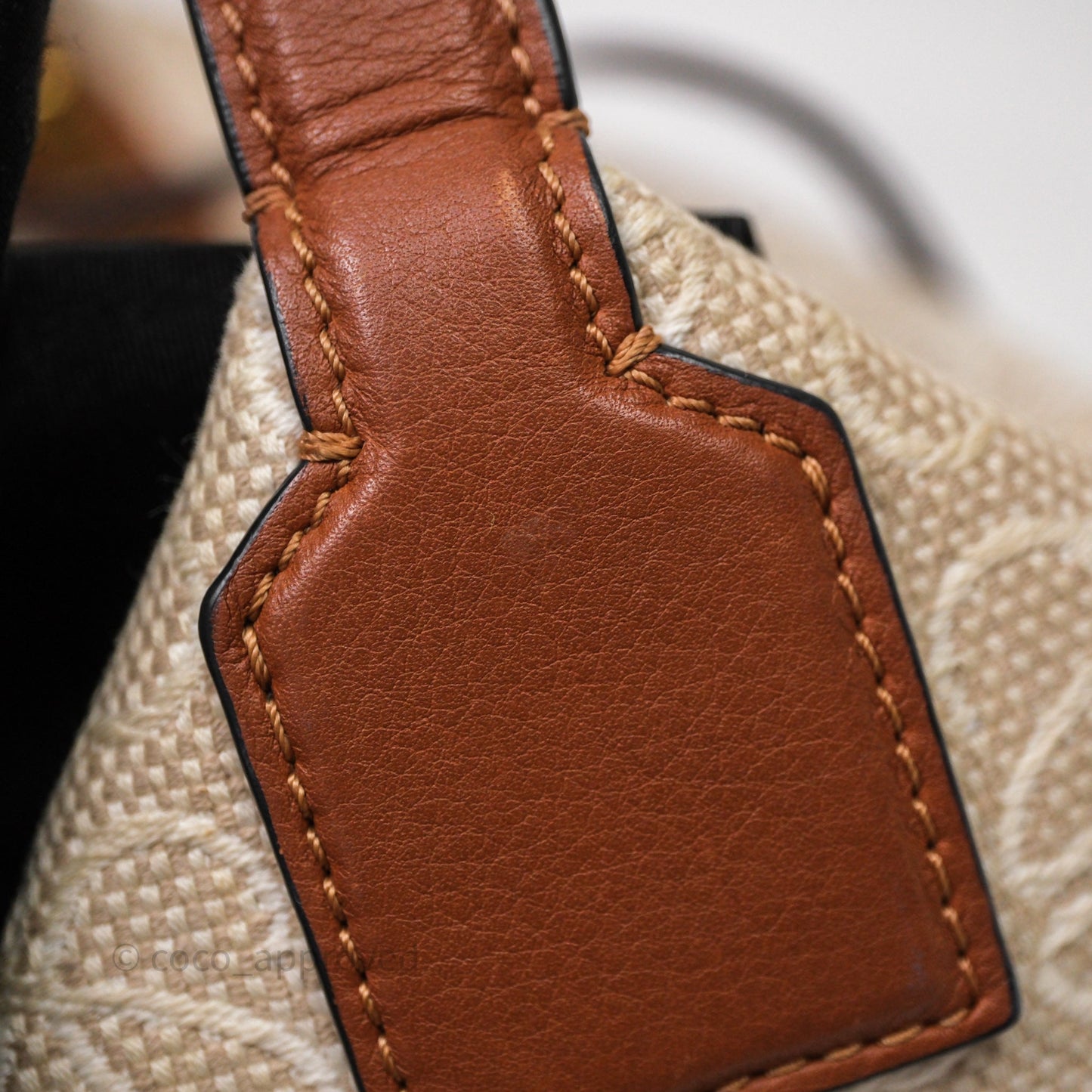 Loewe Top Handle Cubi Bag Anagram Jacquard