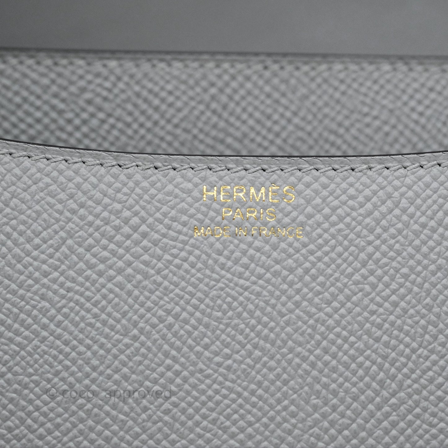 Hermès Constance 24 Gris Mouette 4Z Epsom Gold Hardware