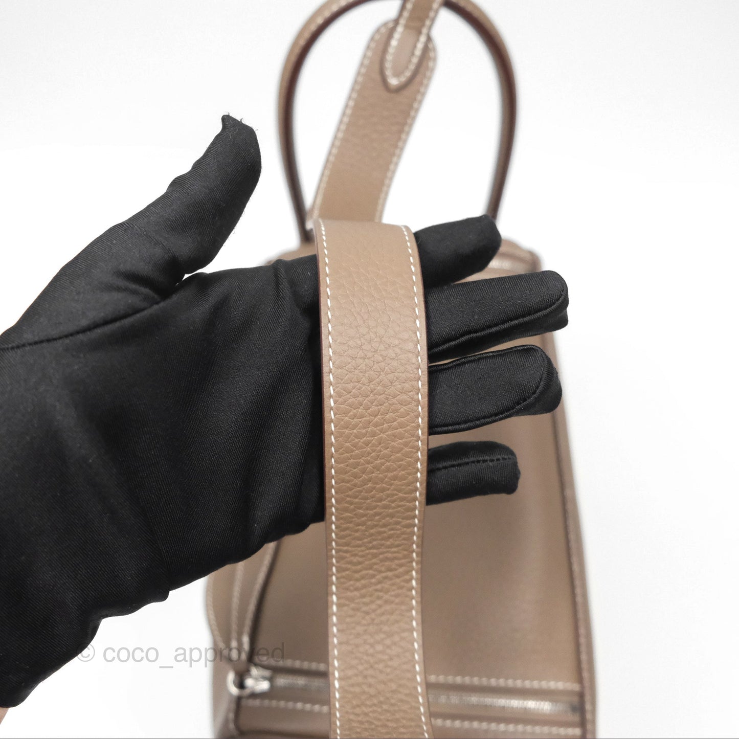 Hermès Lindy 26 Clemence Etoupe 18 Palladium Hardware