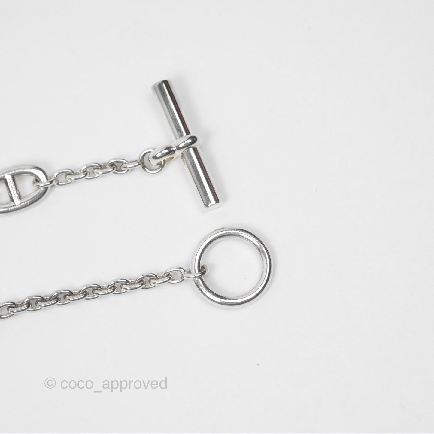 Hermès Farandole Long Necklace 160 Palladium Hardware