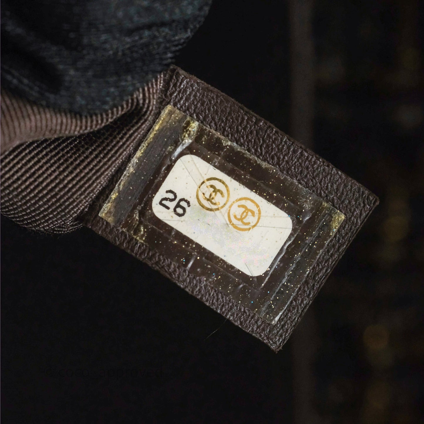Chanel Top Handle Flap Bag Tweed Gold Hardware