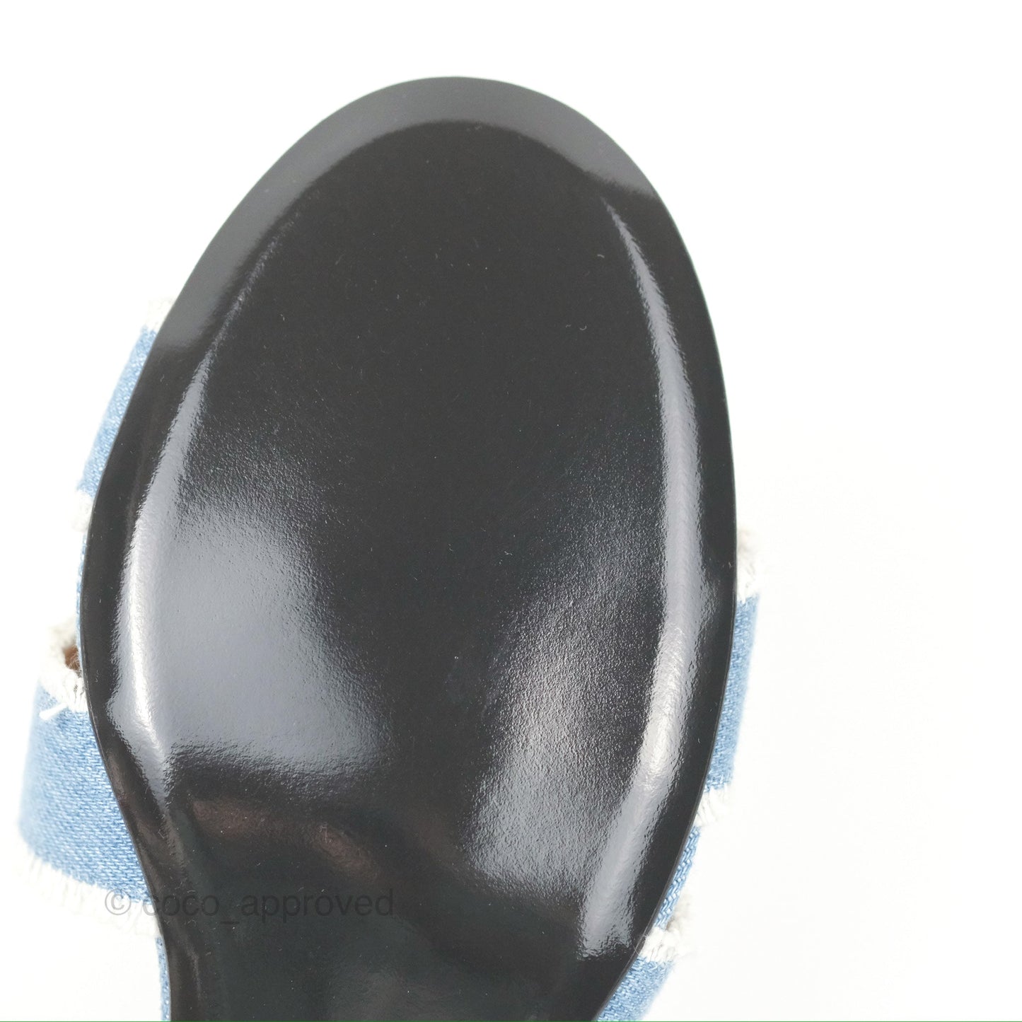 Hermès Oasis Denim Bleu Clair Sandals Size 38.5