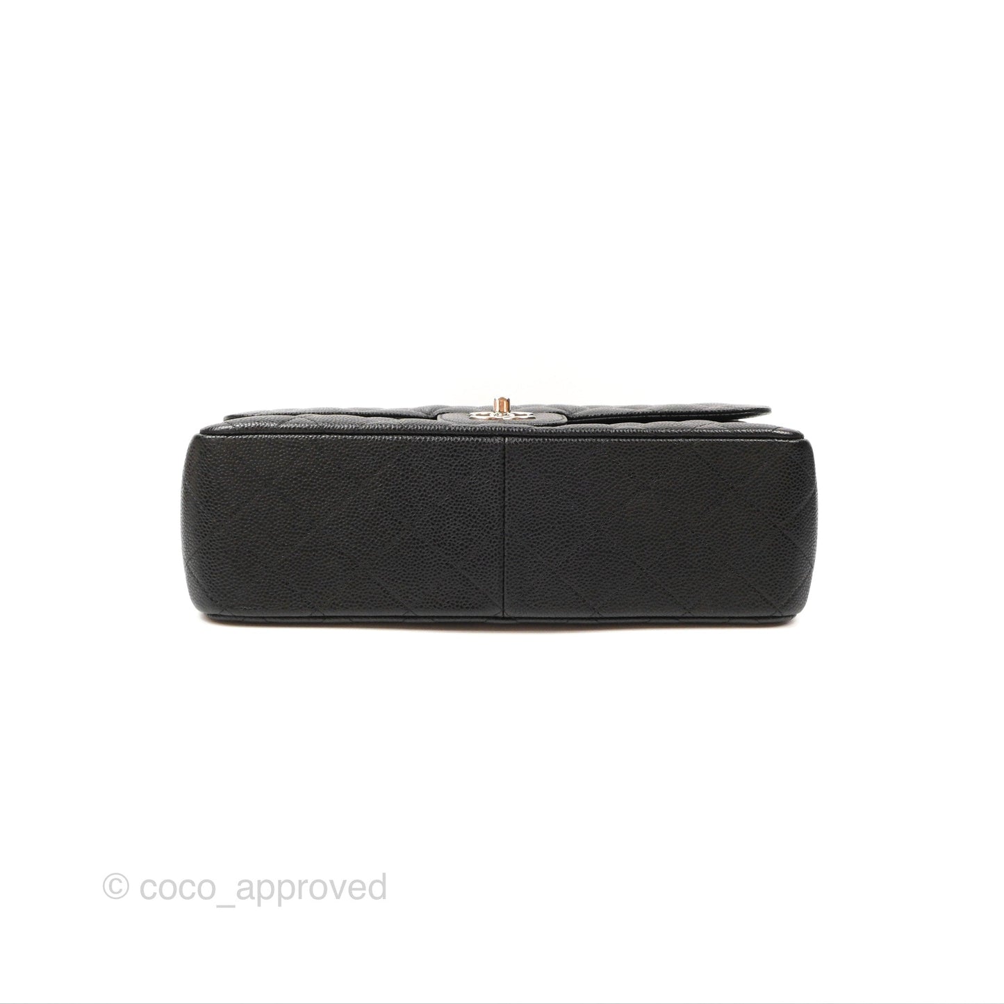 Chanel Jumbo Double Flap Black Caviar Silver Hardware⁣⁣