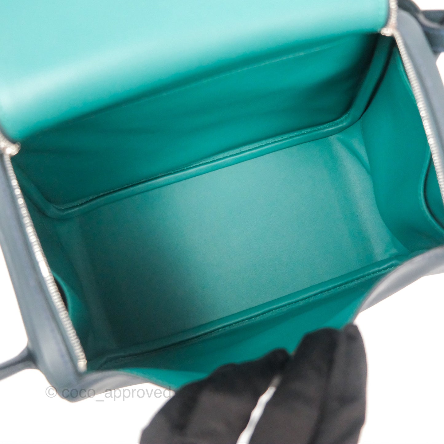 Hermès Lindy 26 Vert Rousseau/ Malachite Swift Palladium Hardware