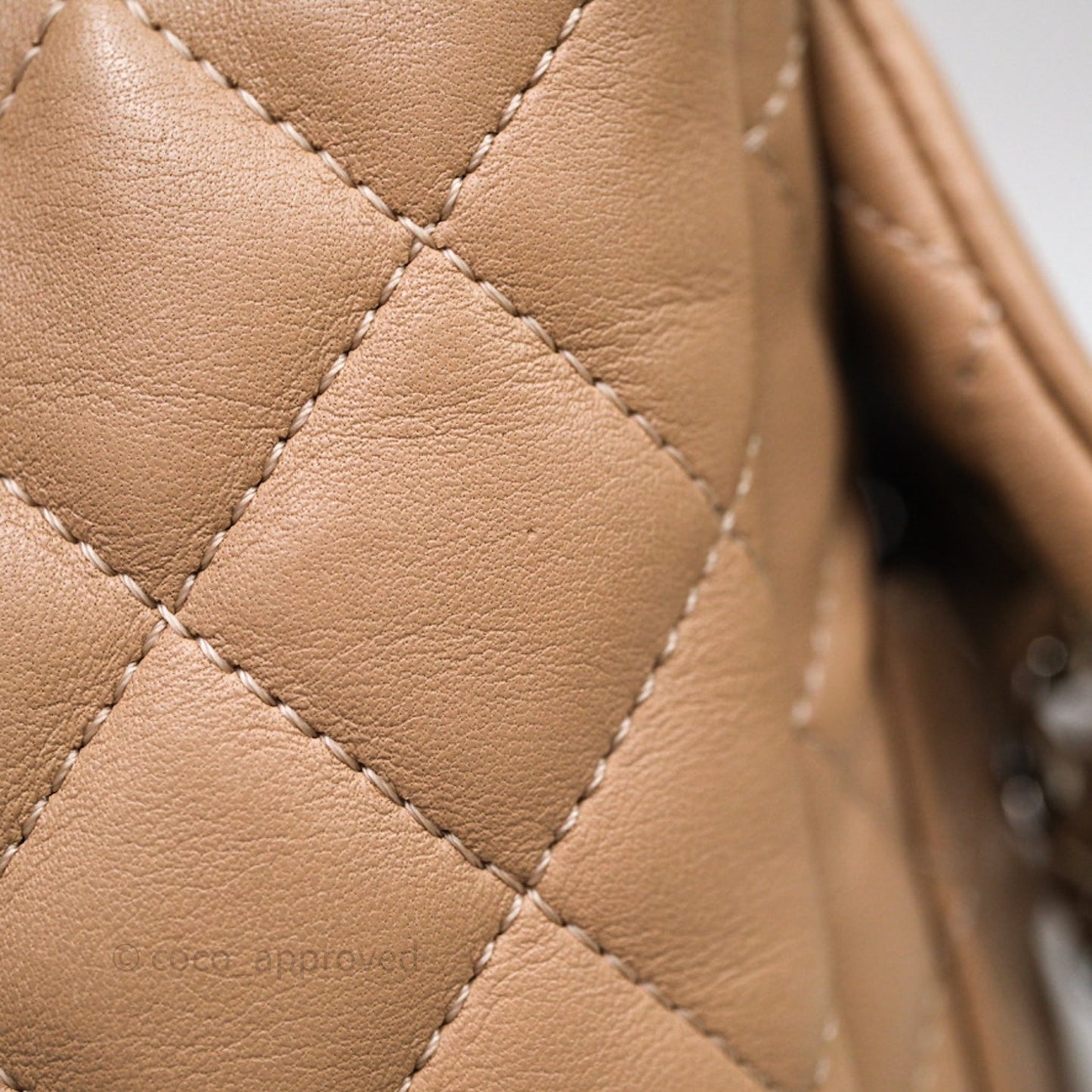 Chanel Quilted Small Urban Spirit Backpack Beige Lambskin Silver Hardware