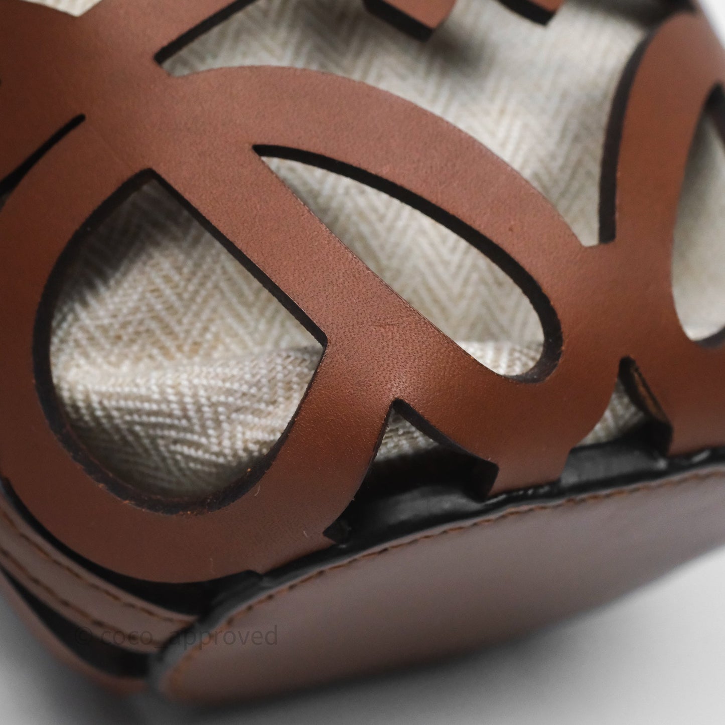 Loewe X Paula's Ibiza Cutout Anagram Pocket Tan