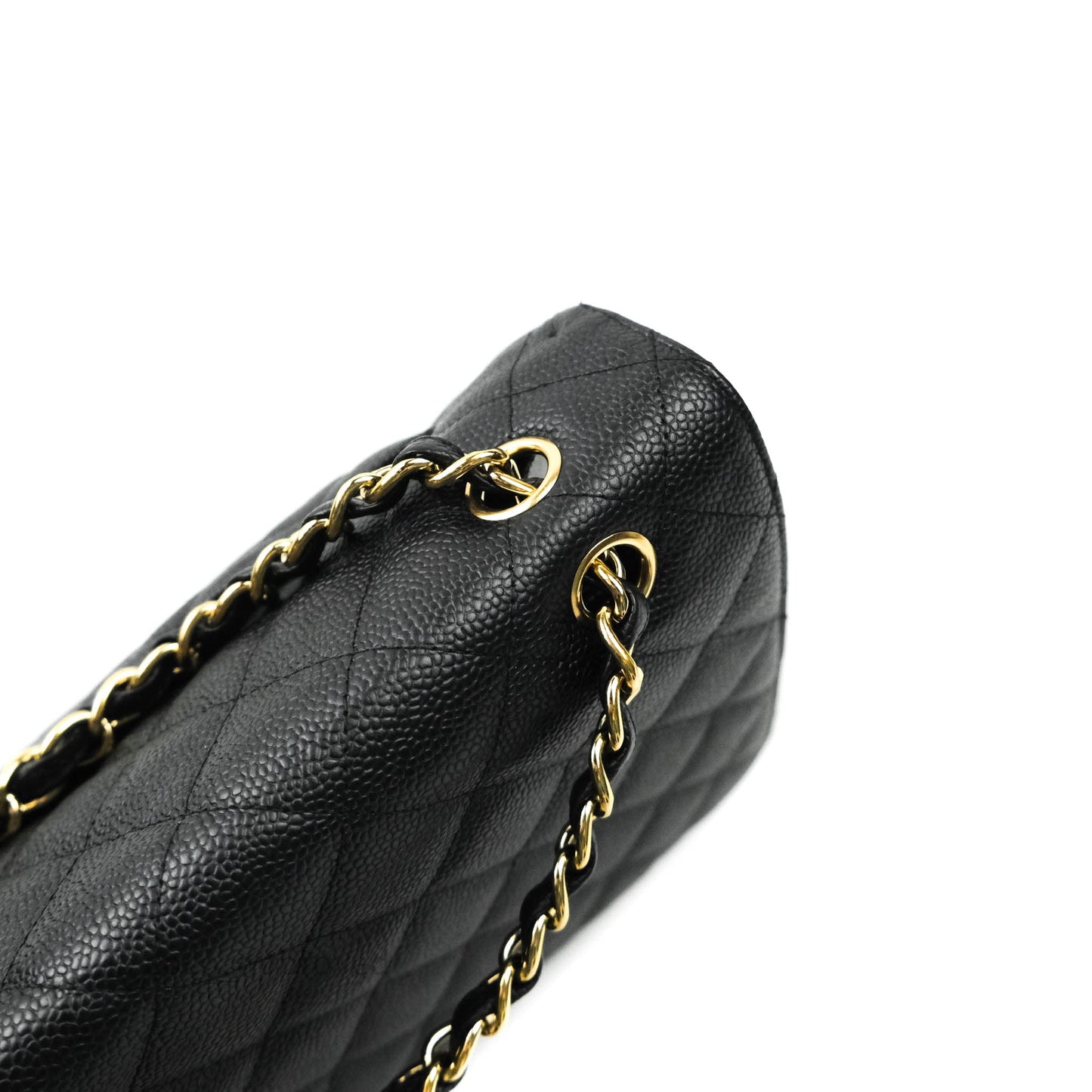Chanel Classic Single Flap Maxi Black Caviar Gold Hardware