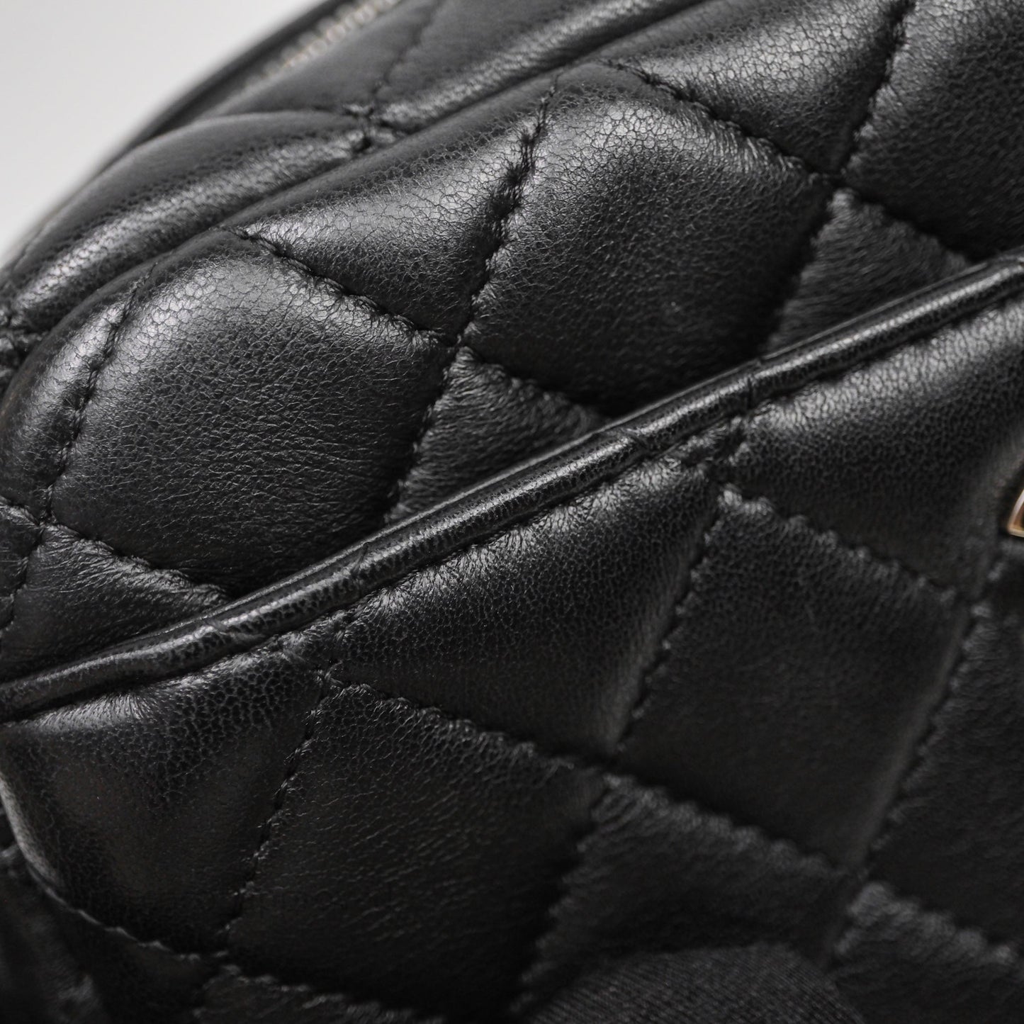 Chanel Camera Case Bag Lambskin Silver Hardware