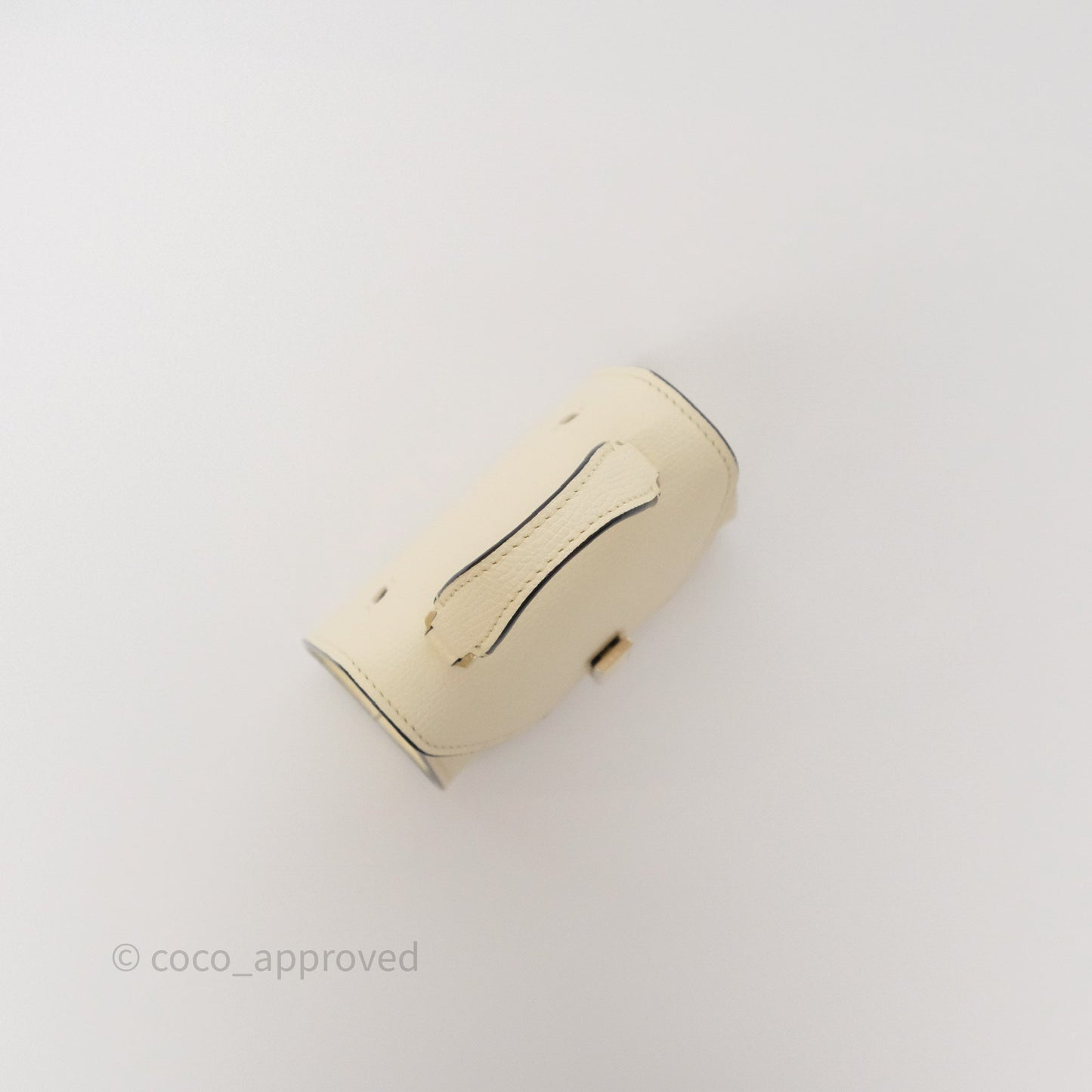 Valextra Iside Belt Bag Pergamena White Calfskin