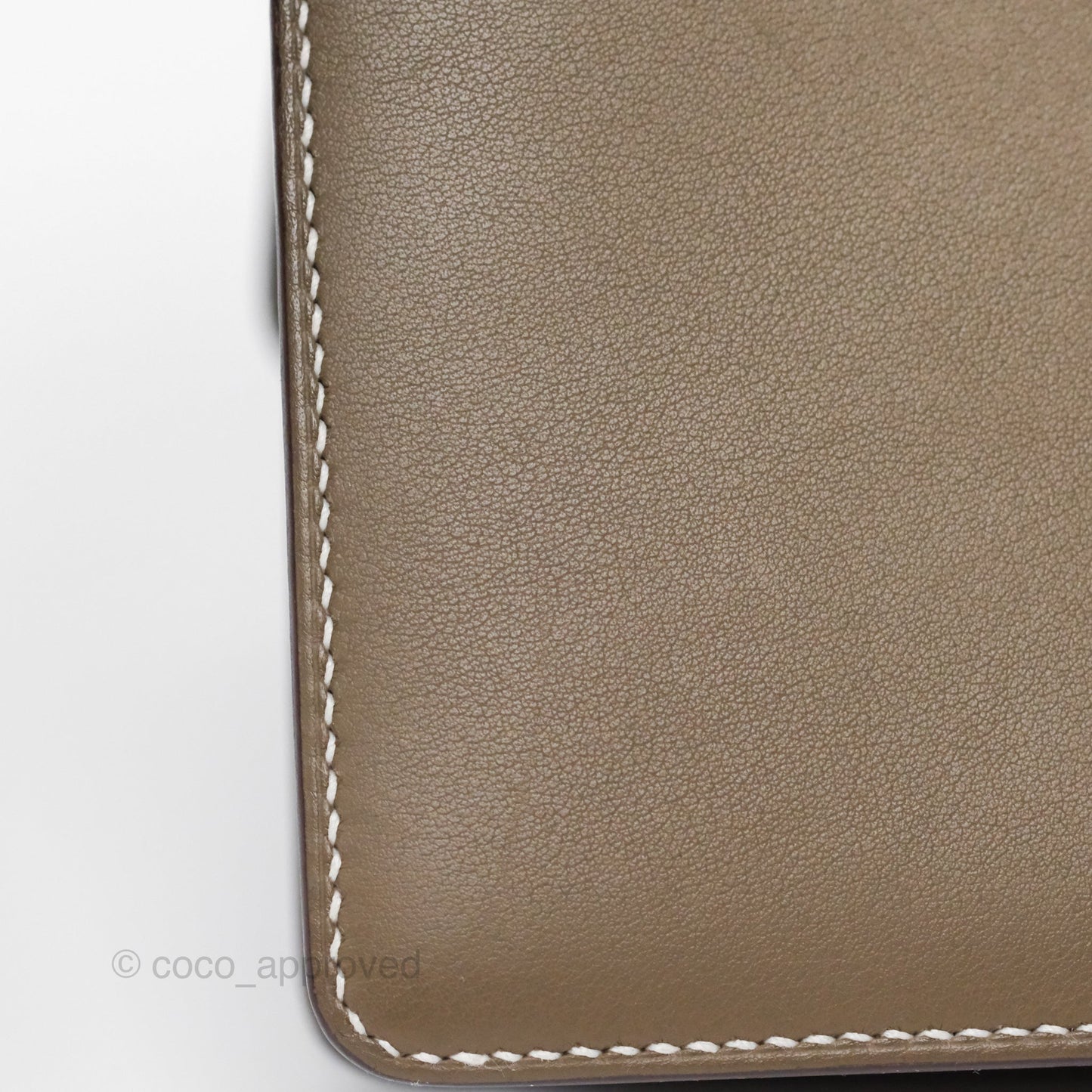Hermès Roulis Mini 18 Etoupe 18 Swift Gold Hardware