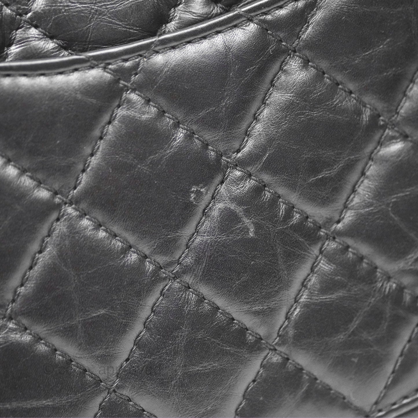 Chanel Reissue 226 Flap Quilted Calfskin Black Gold Hardware