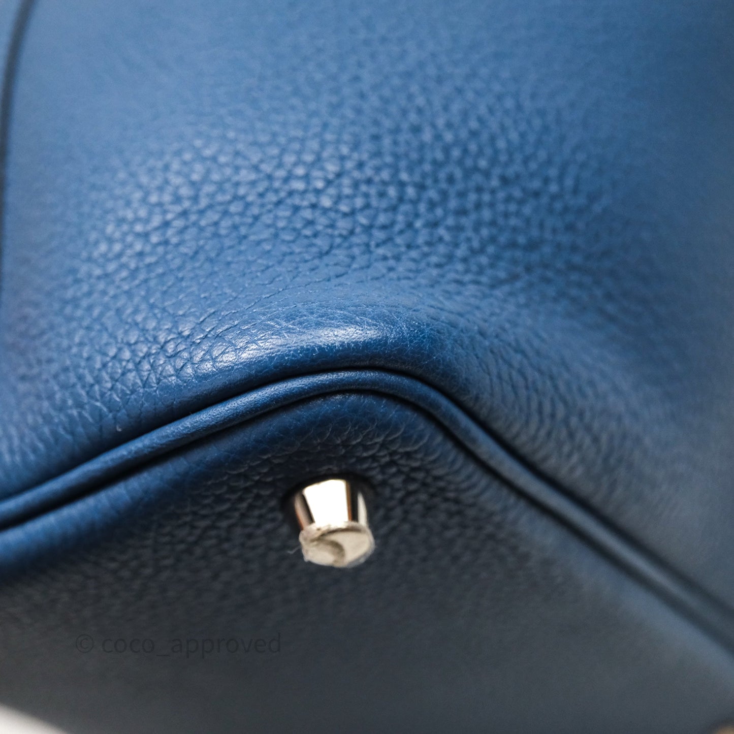 Hermès Picotin 18 Deep Blue S4 Clemence Palladium Hardware