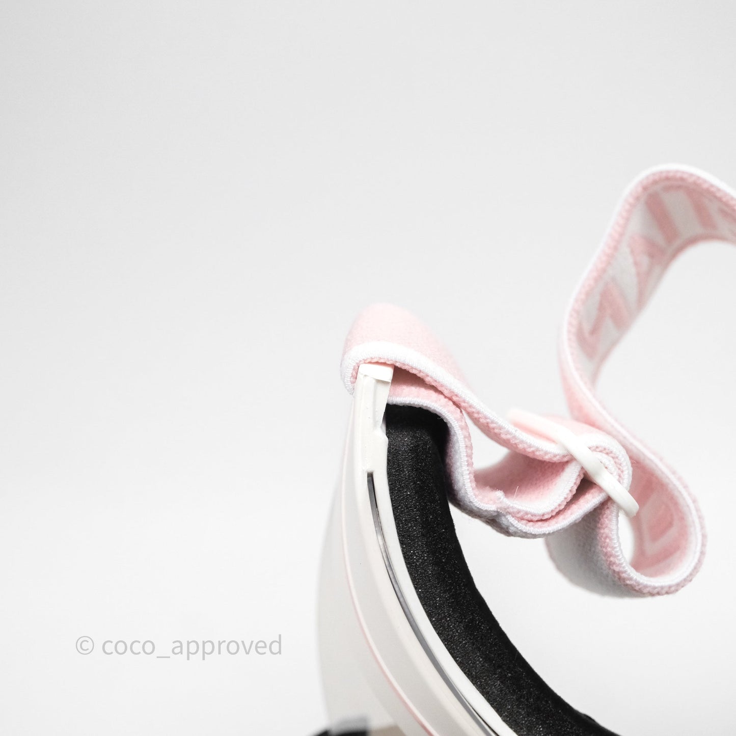Christian Dior Diorclub Pink White Sun Visor