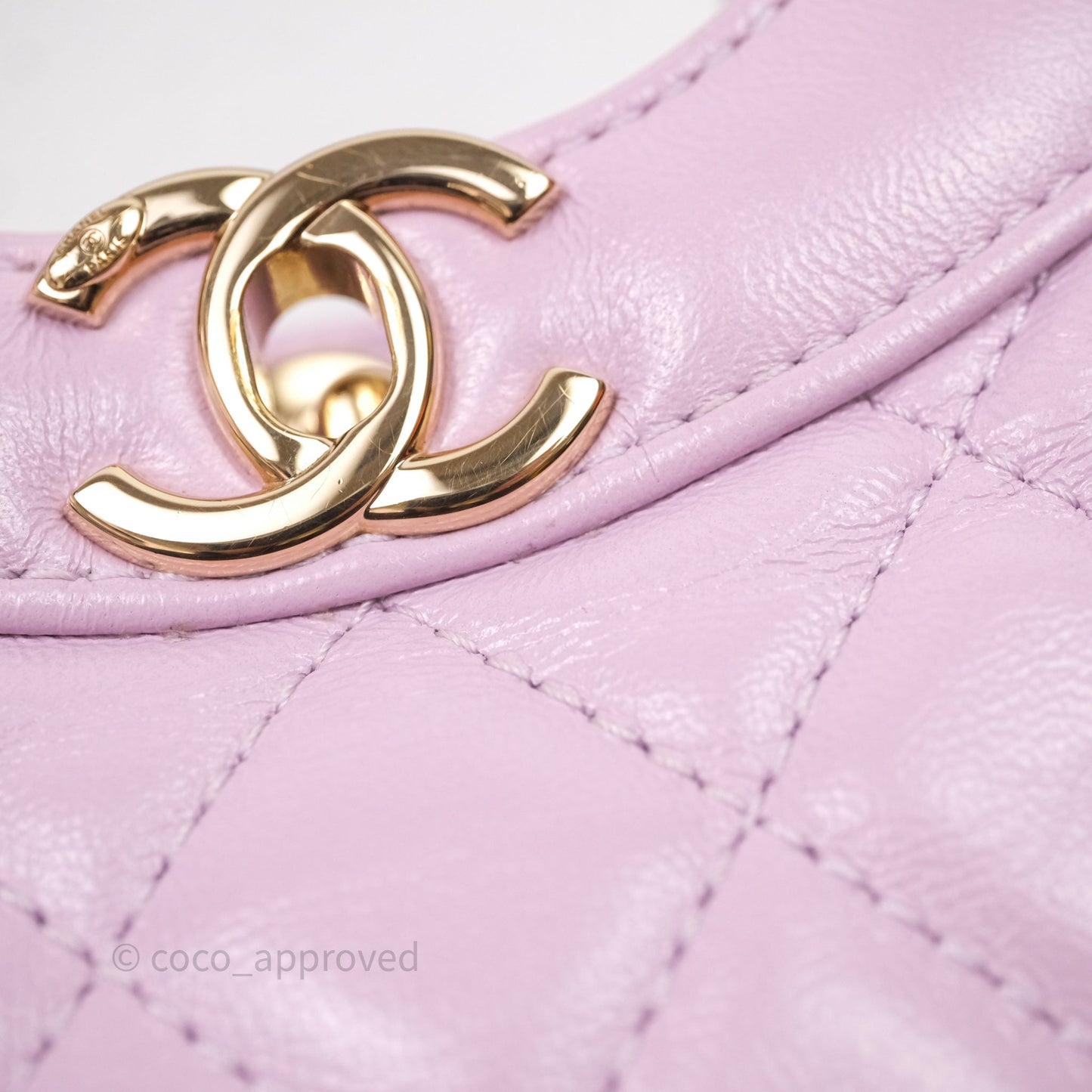 Chanel 31 Mini Lilac Shiny Lambskin Gold Hardware