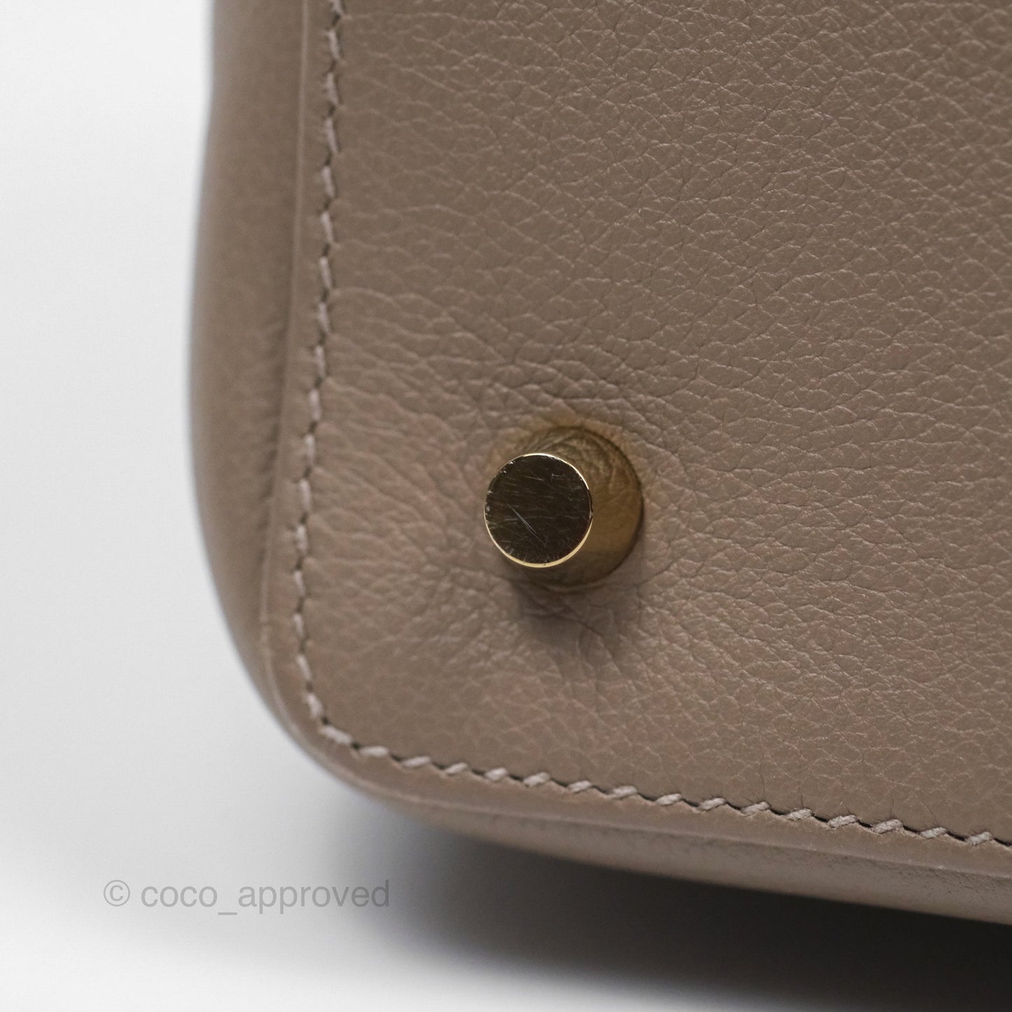 Hermès ToolBox 20 Gris Asphalte M8 Evercolor Gold Hardware
