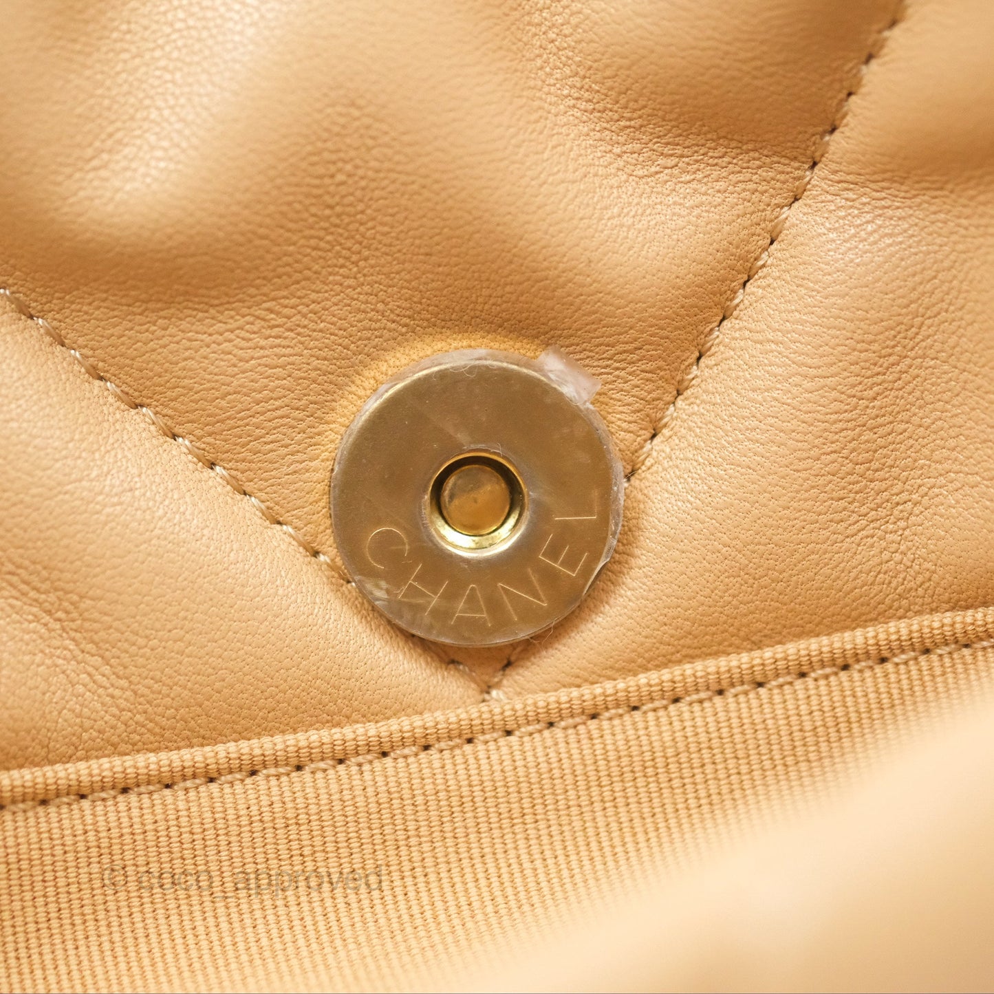 Chanel 19 Small Beige Mixed Hardware