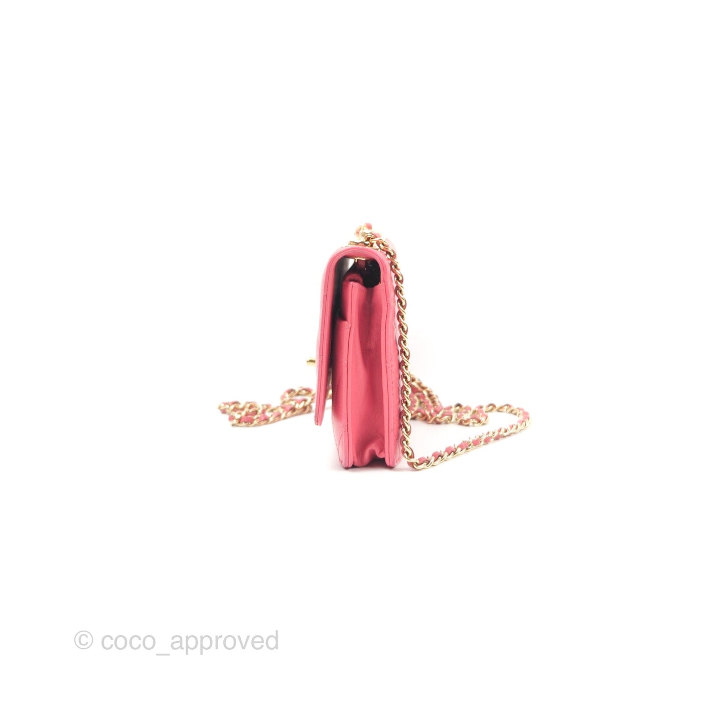 Chanel Trendy CC WOC Pink Lambskin Gold Hardware