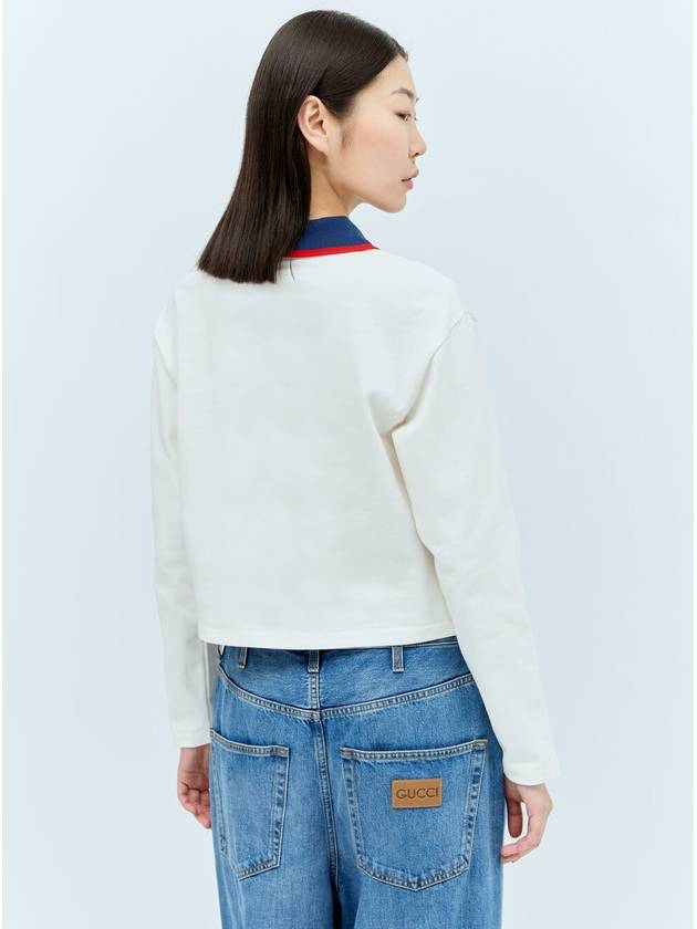 Luxury Gucci Trending 2025 Interlocking G Polo Shirt White