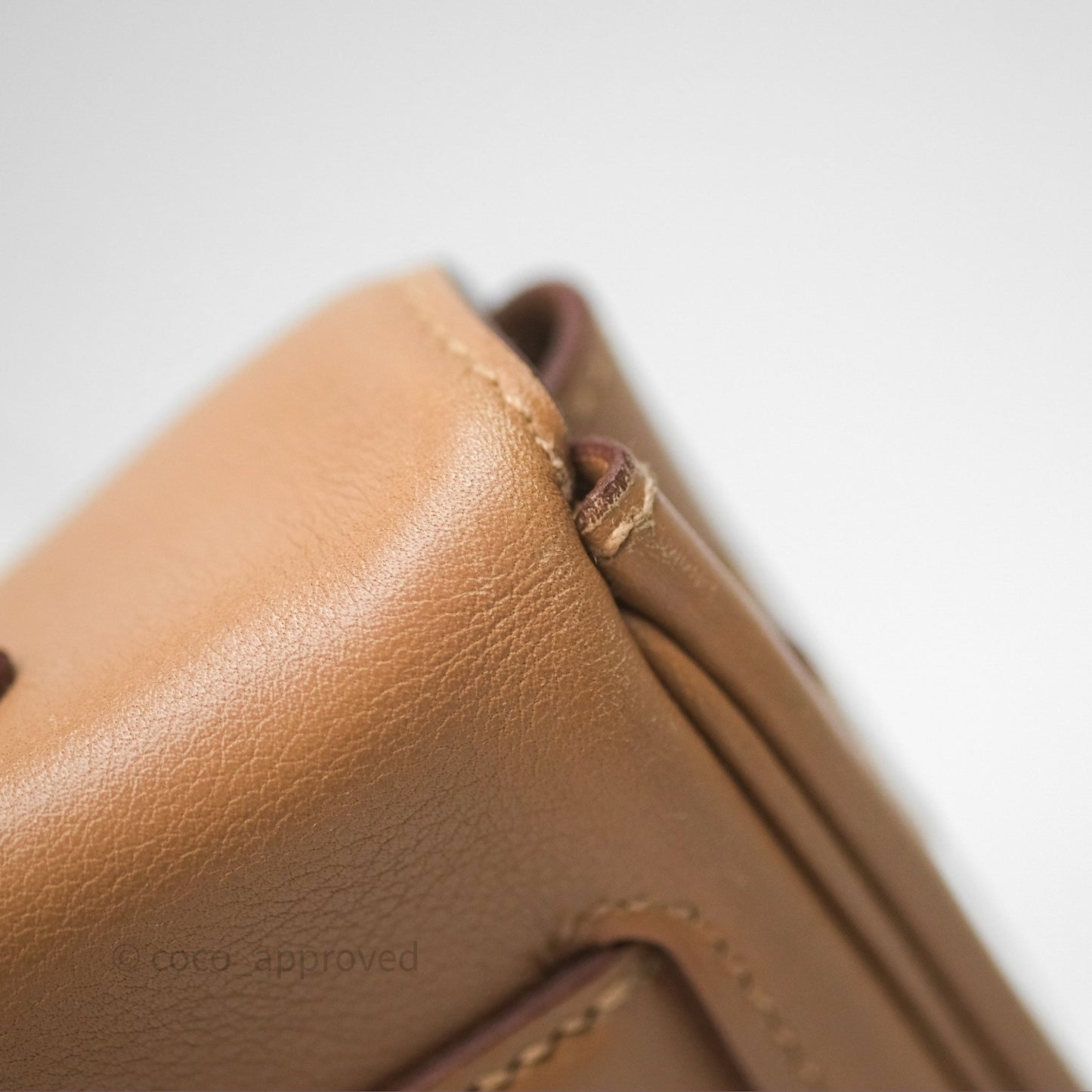Hermès Kelly 35 Retourne Chai 0M Evercolor Palladium Hardware