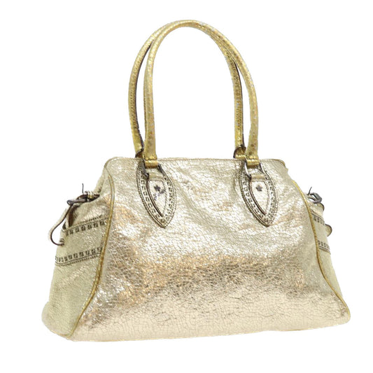 Luxury FendiTote Bag Leather Gold57038