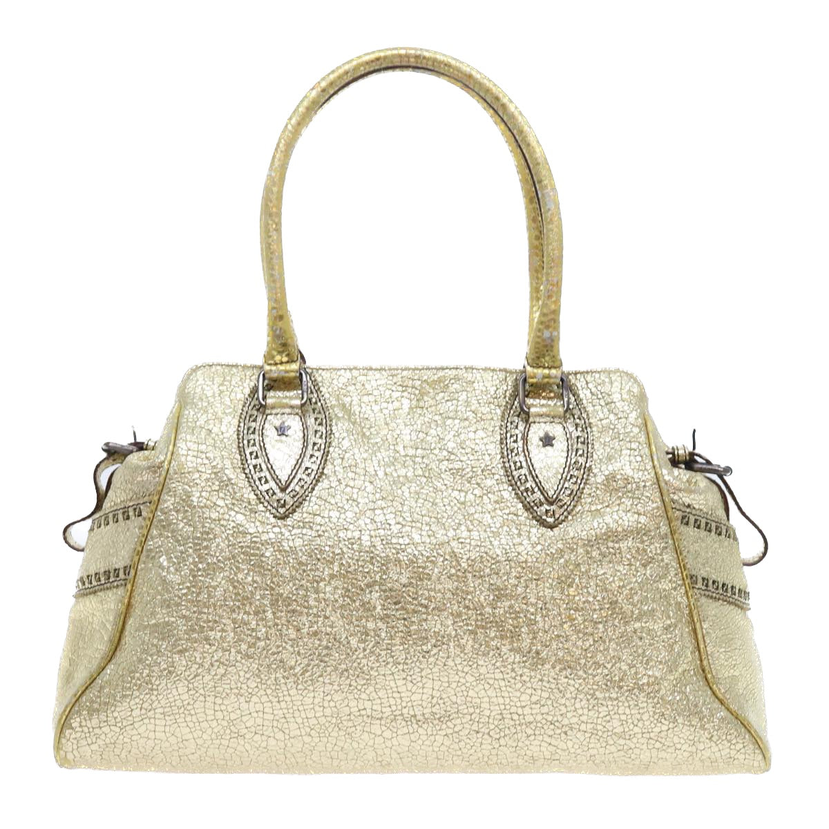 Luxury FendiTote Bag Leather Gold57038