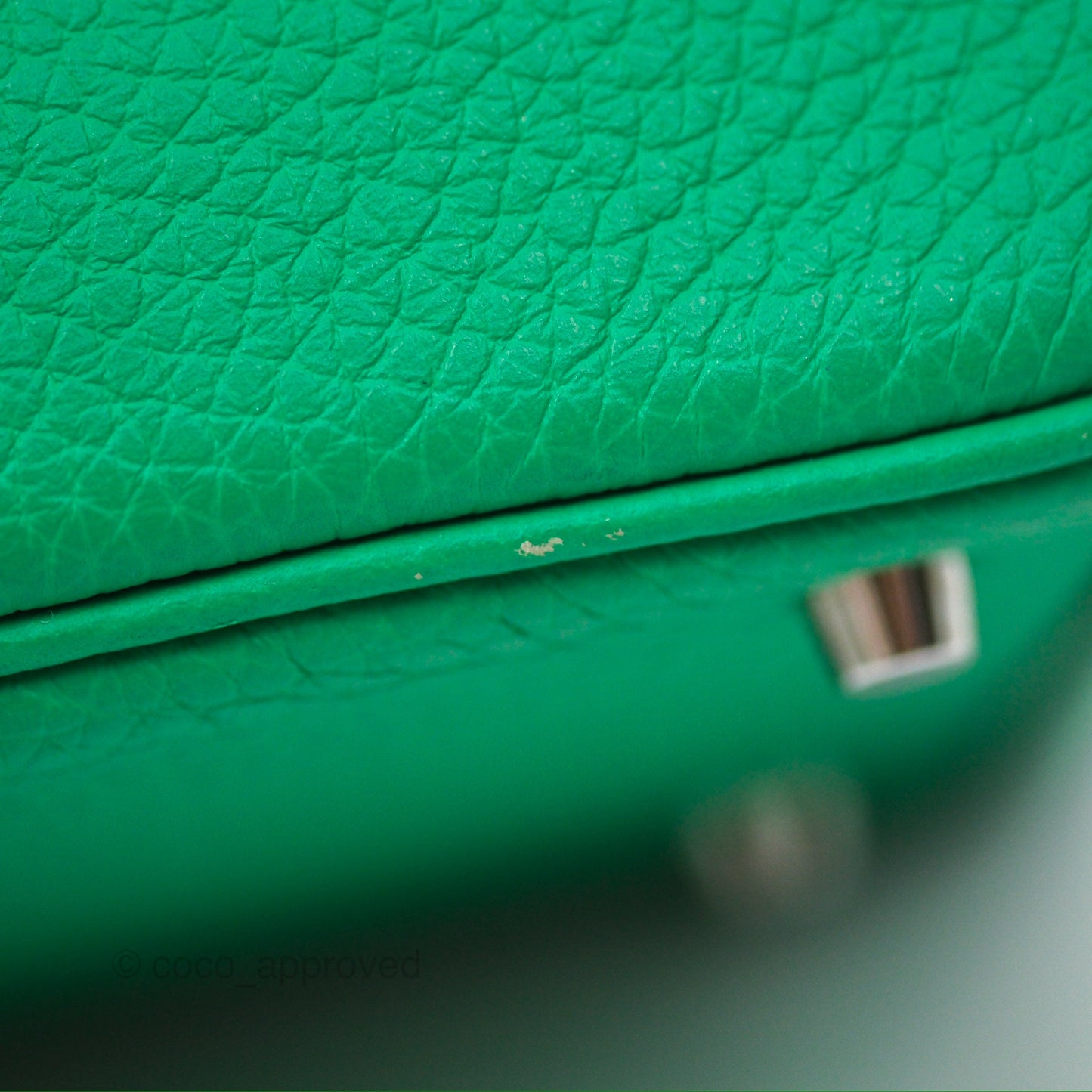 Hermès Mini Lindy 20 Menthe 6W Clemence Palladium Hardware