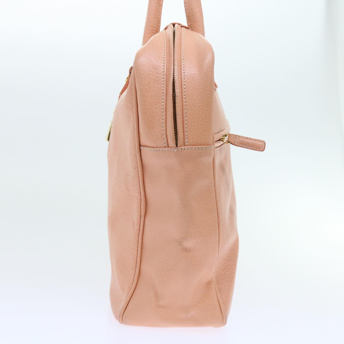 Luxury FendiMamma Baguette Hand Bag Leather Pink57058