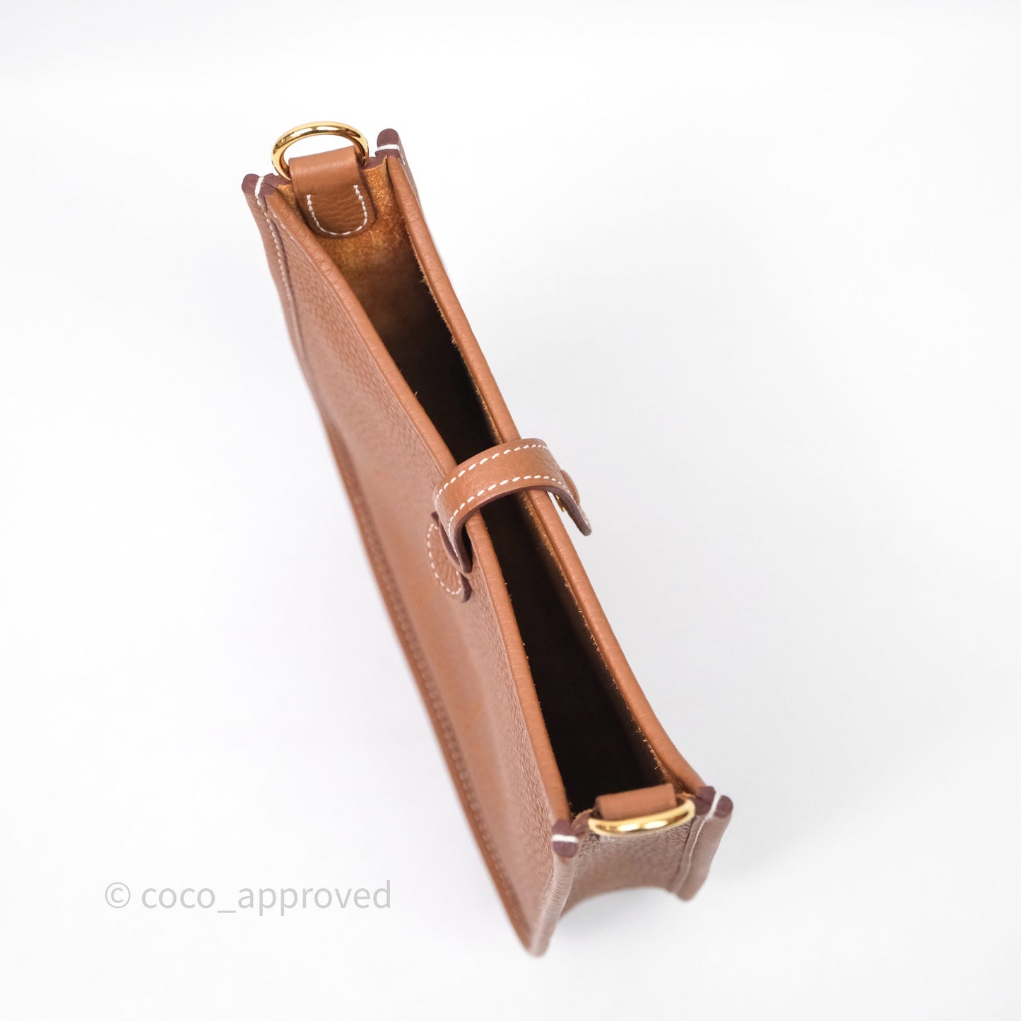 Hermès Mini Evelyne 16 Gold 37 Clemence Gold Hardware