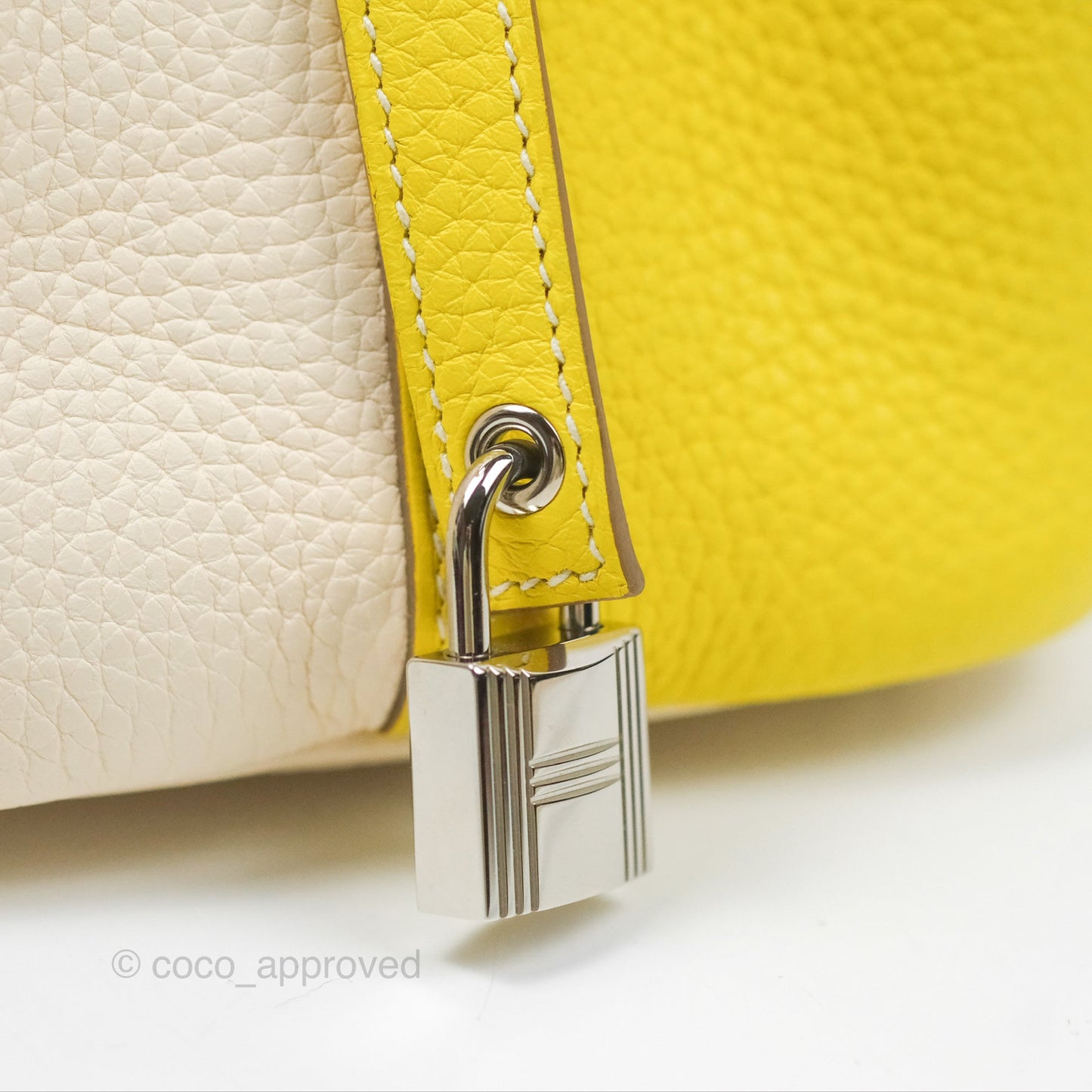 Hermes Picotin Lock 18 Lime 9R / Nata I2 Clemence Palladium Hardware