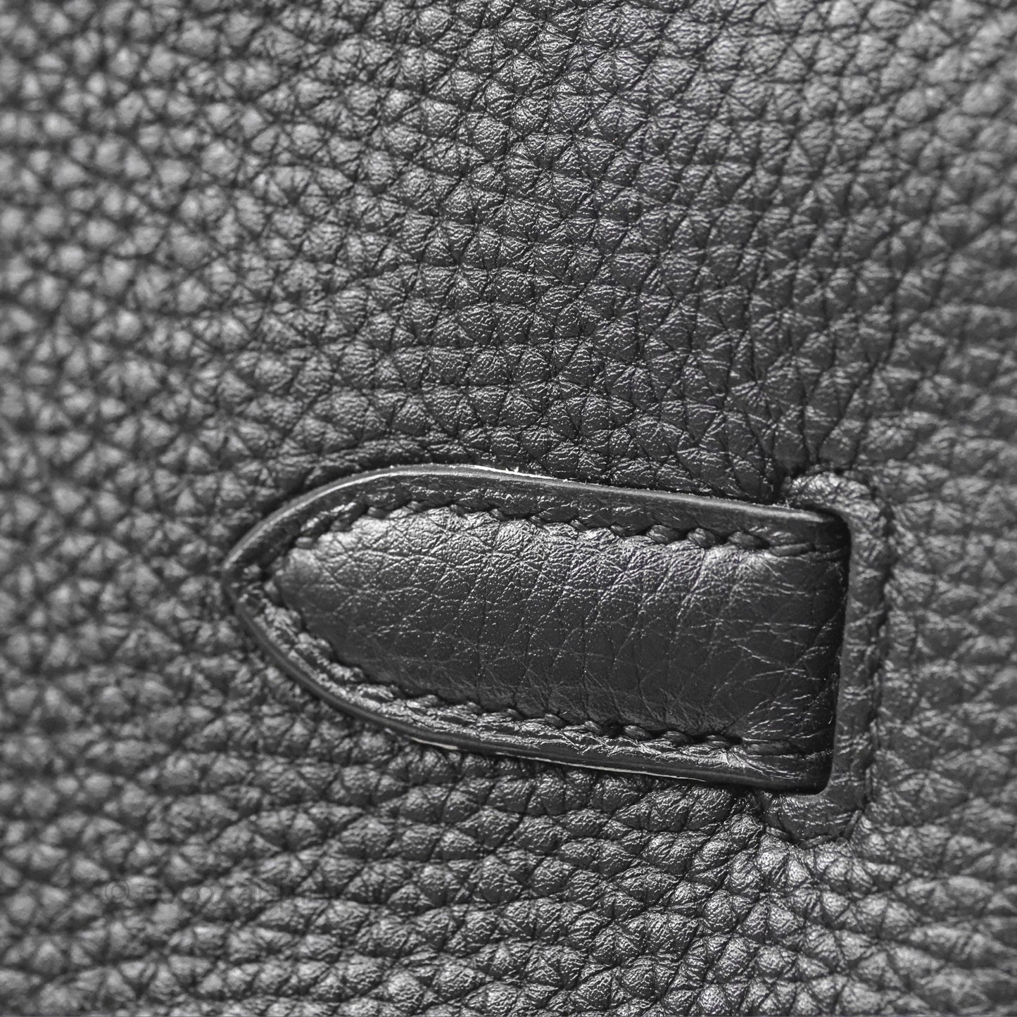 Hermès Birkin 35 Retourne Black Noir 89 Clemence Gold Hardware