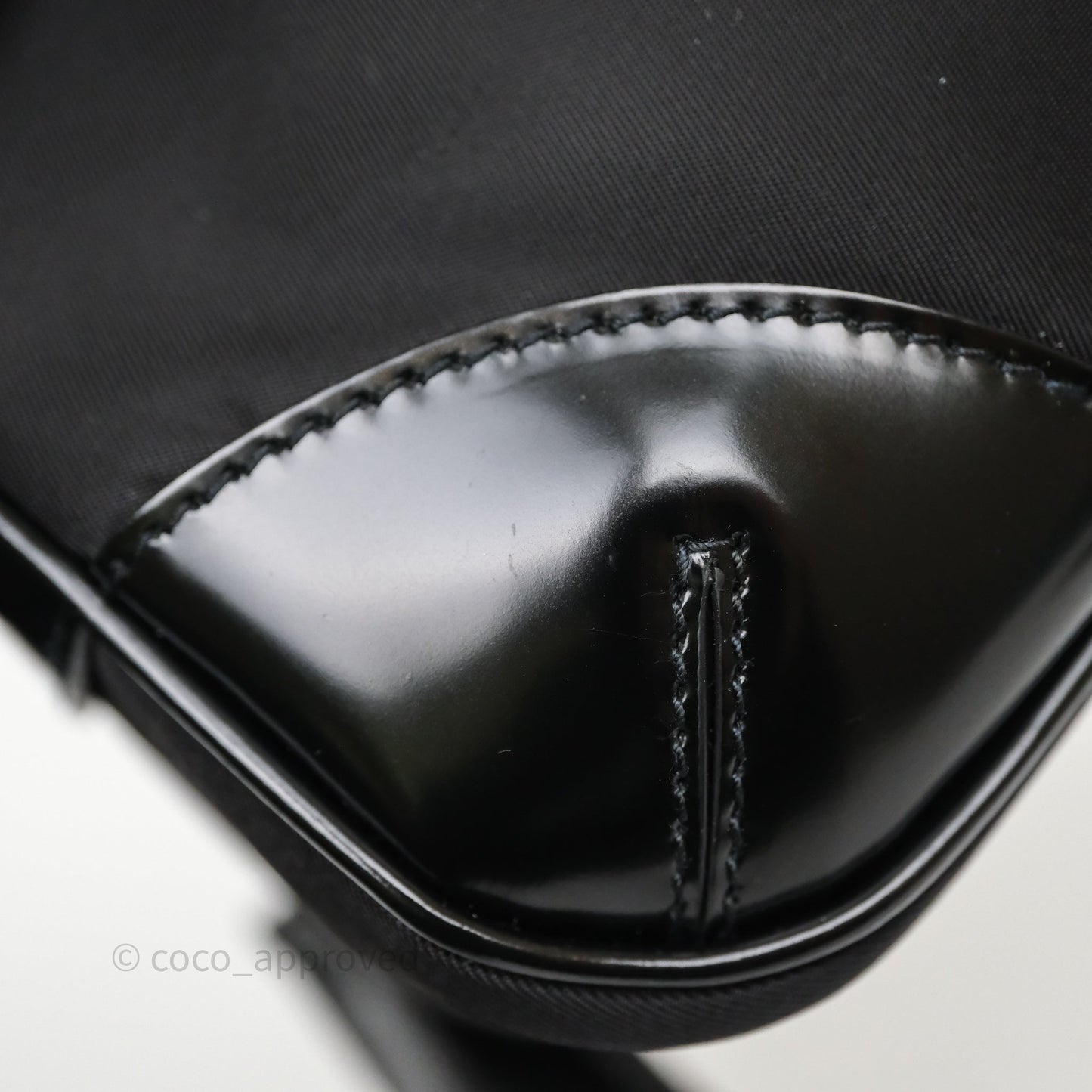 Prada Re-Edition 2002 Re-Nylon Small Shoulder Bag Black Gold Hardware
