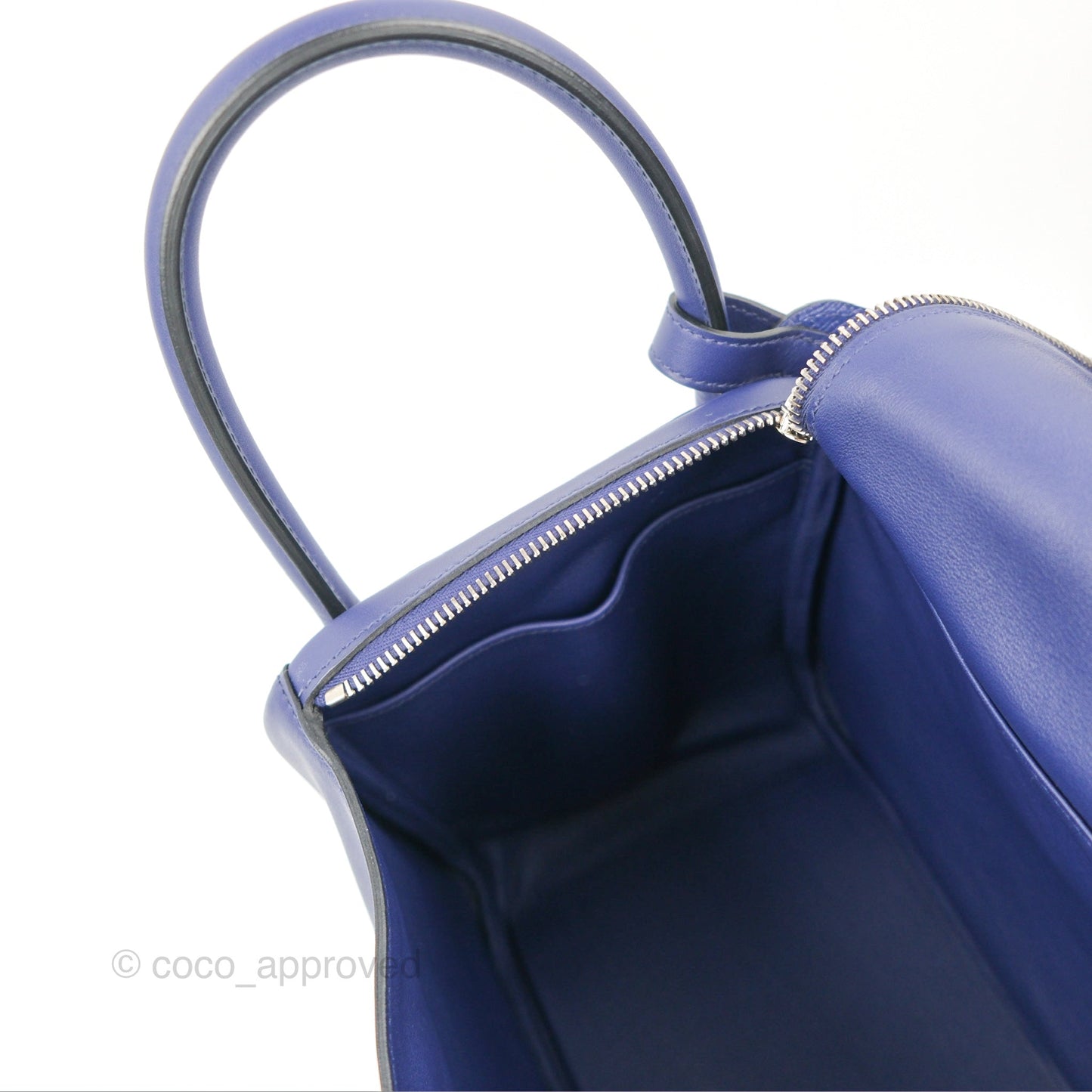 Hermès Lindy Tressage De Cuir 30 Bleu Encre/Brique/Black Swift Palladium Hardware
