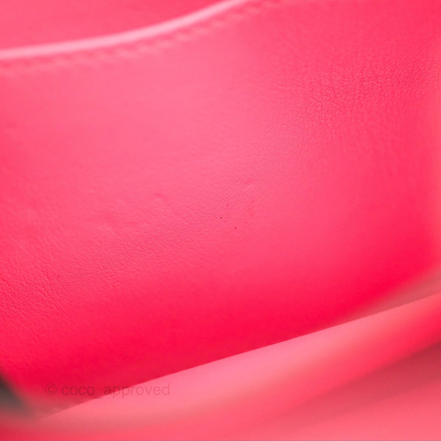 Hermès Constance Mini 18cm Rose Azalee Swift Palladium Hardware