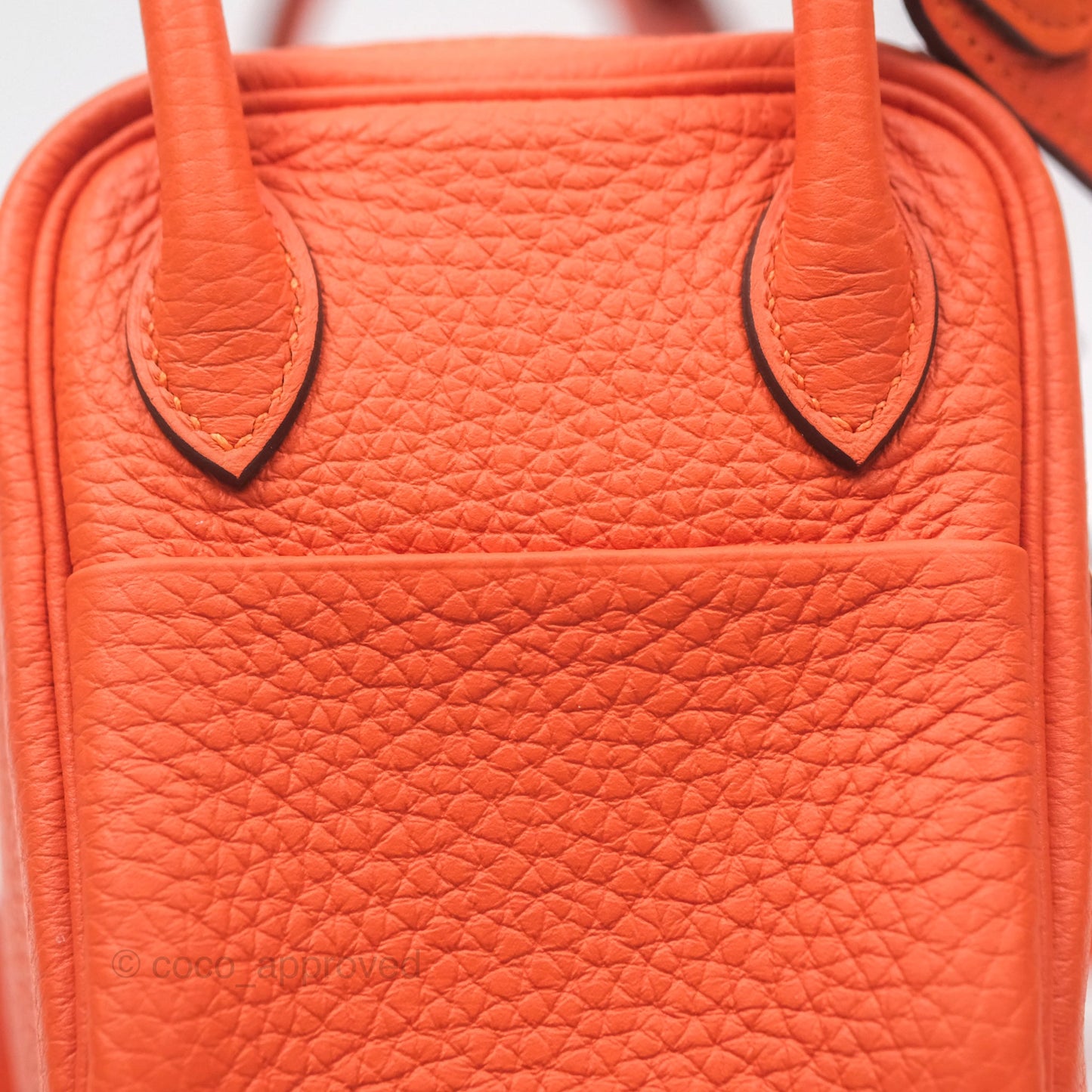 Hermès Mini Lindy 20 Clemence Palladium Hardware