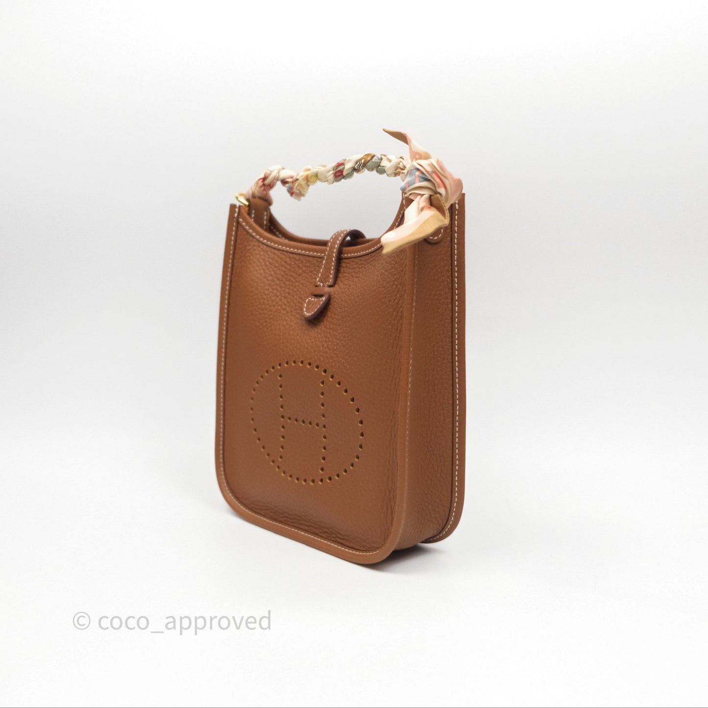 Hermès Mini Evelyne 16 Amazone Gold 37 Clemence Gold Hardware