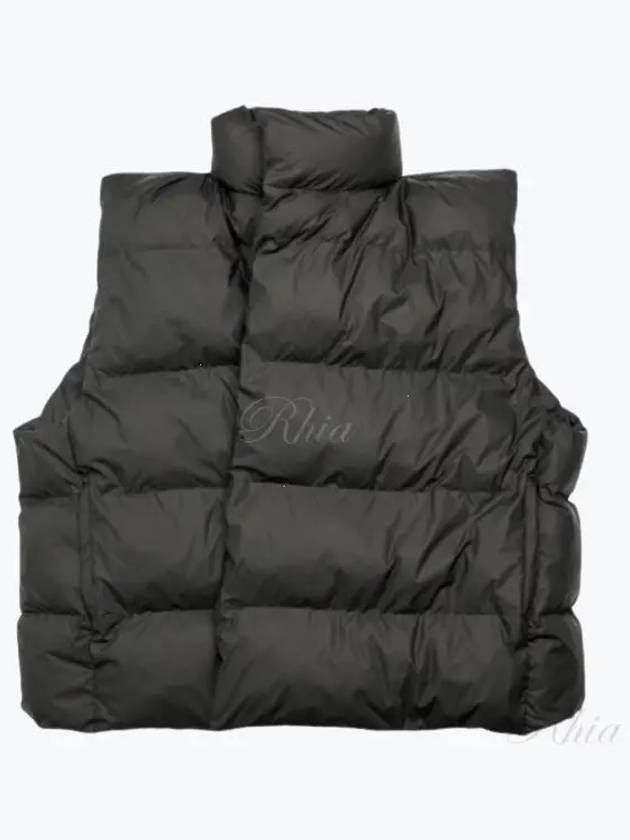 Luxury Balenciaga Wrap Puffer Padded Vest Black
