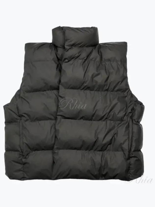 Luxury Balenciaga Wrap Puffer Padded Vest Black