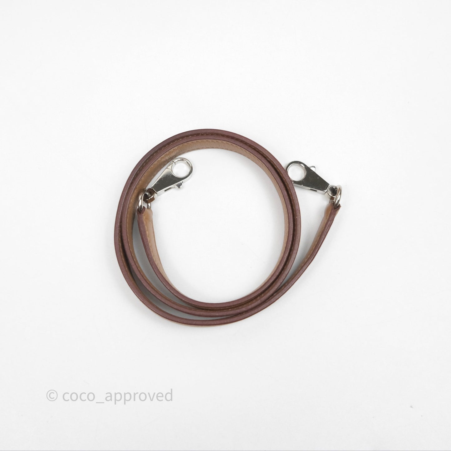 Hermès Kelly 35 Retourne Chai 0M Evercolor Palladium Hardware