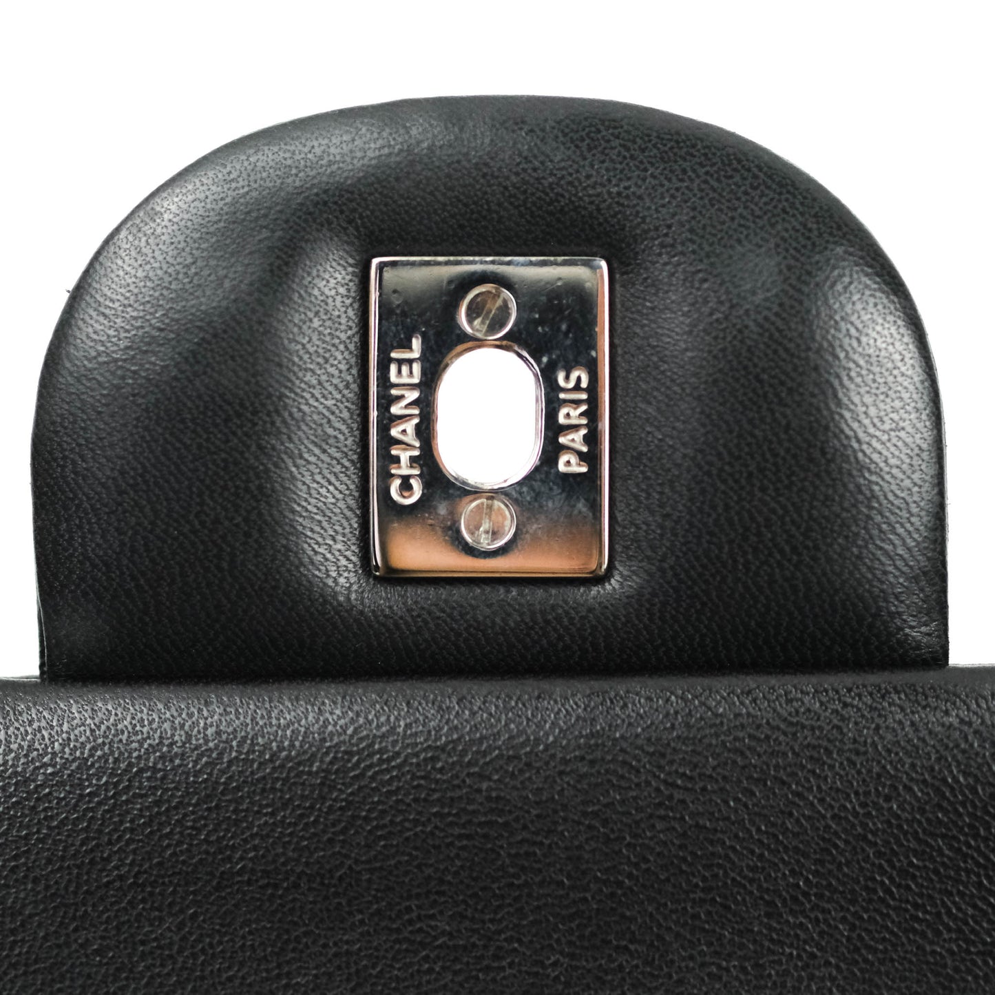 Chanel Jumbo Double Flap Black Lambskin Silver Hardware⁣⁣