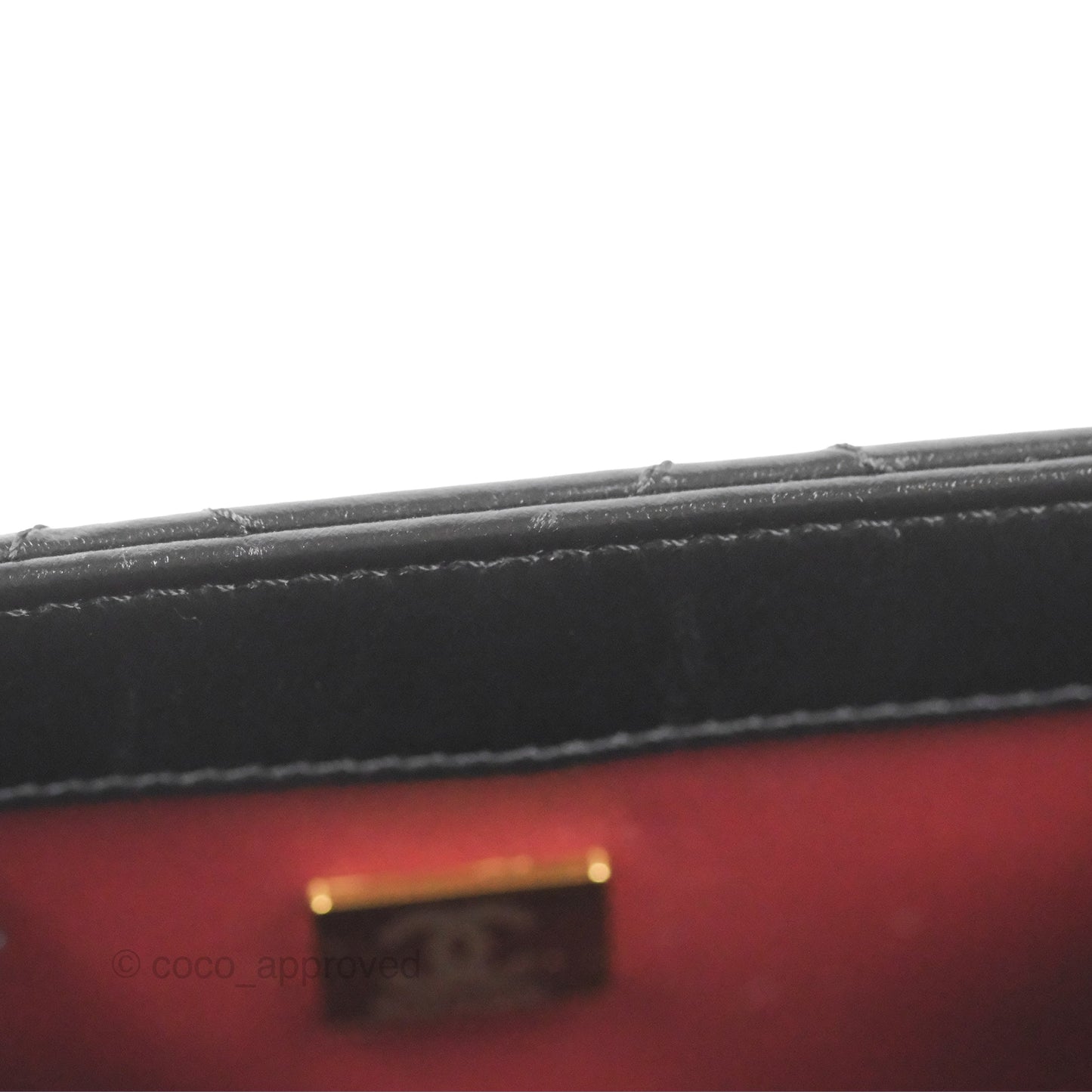 Chanel Quilted Mini Perfect Fit Adjustable Black Calfskin Aged Gold Hardware