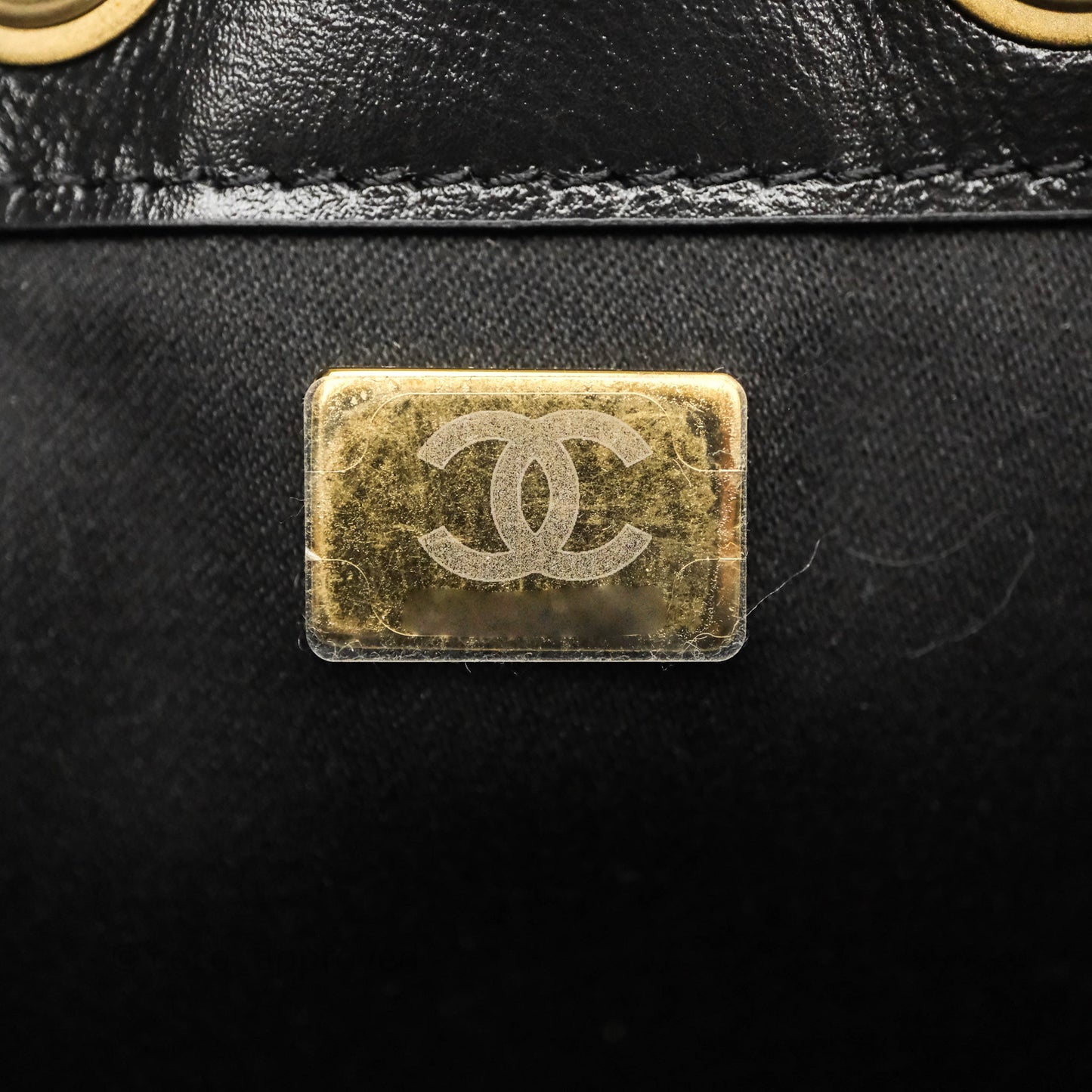Chanel 25 Mini Black Shiny Crumpled Calfskin Mixed Hardware
